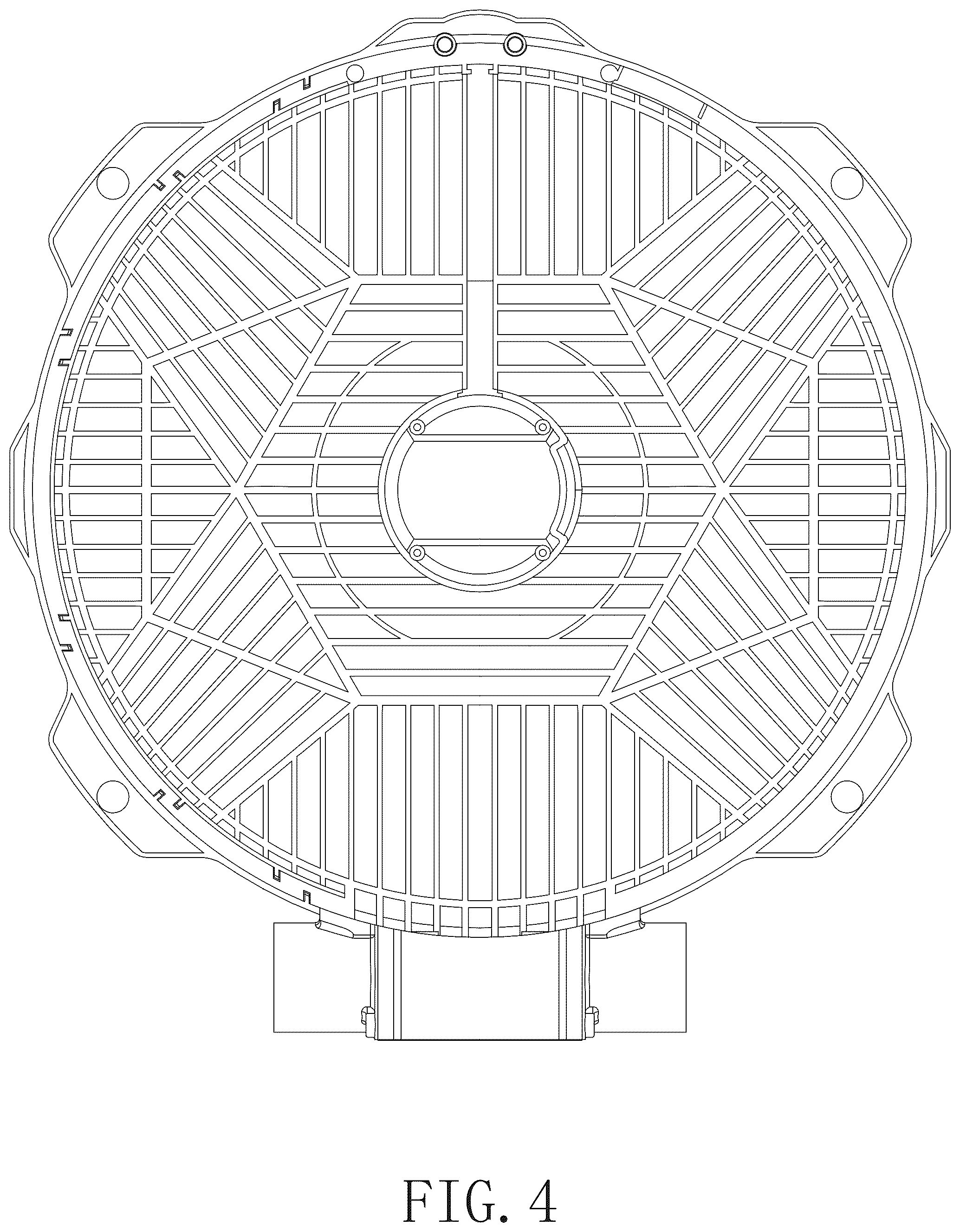 Patent USD1045063 Figure 4 – Fan guard