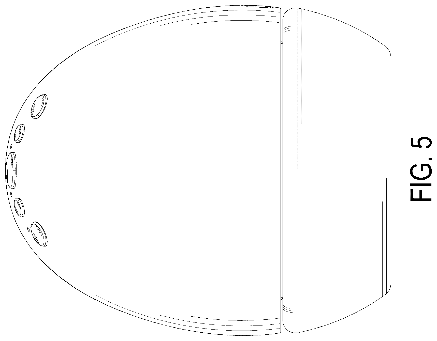 Patent USD1045066 Figure 5 – Breast pump