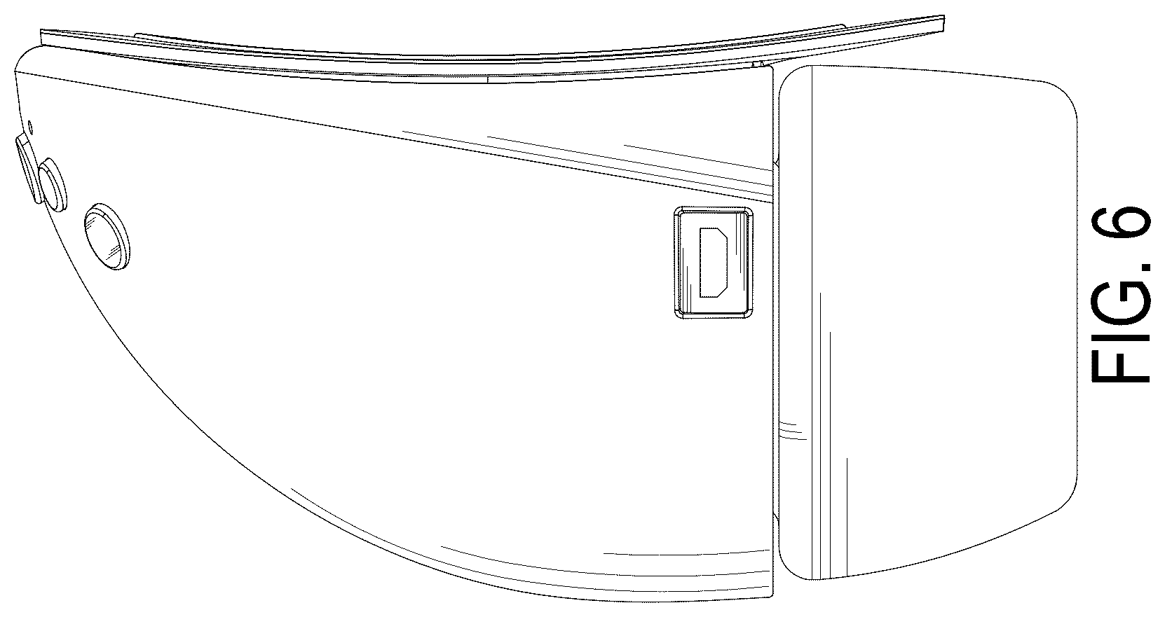 Patent USD1045066 Figure 6 – Breast pump