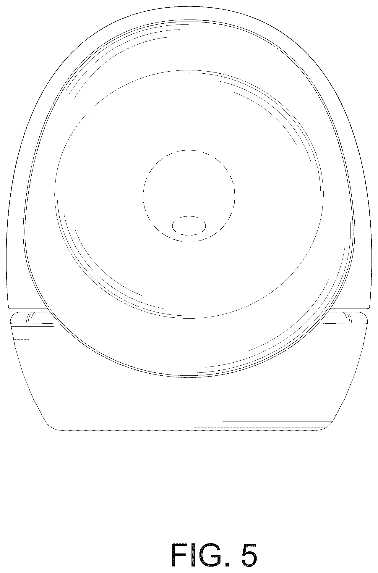 Patent USD1045067 Figure 5 – Breast pump