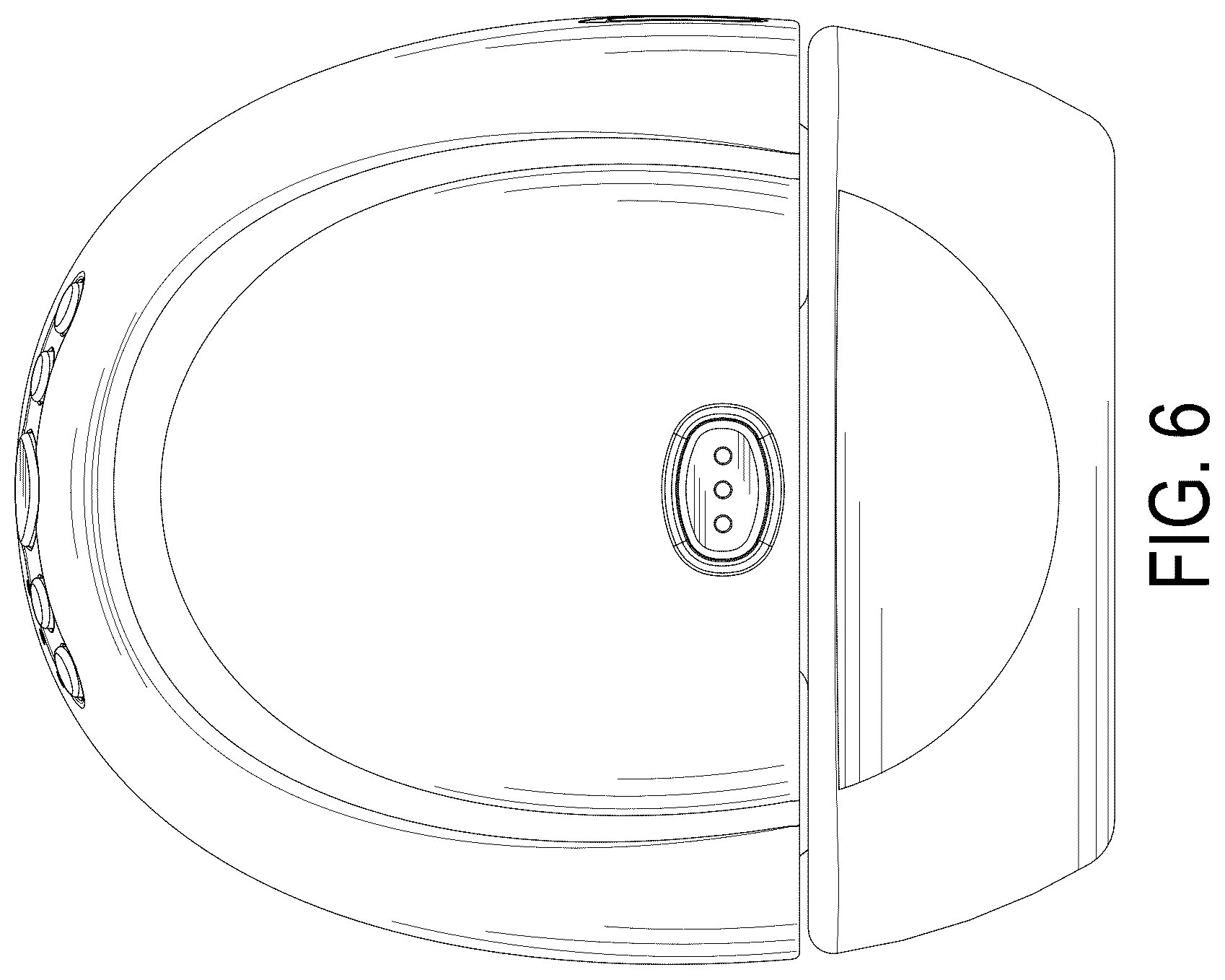 Patent USD1045067 Figure 6 – Breast pump