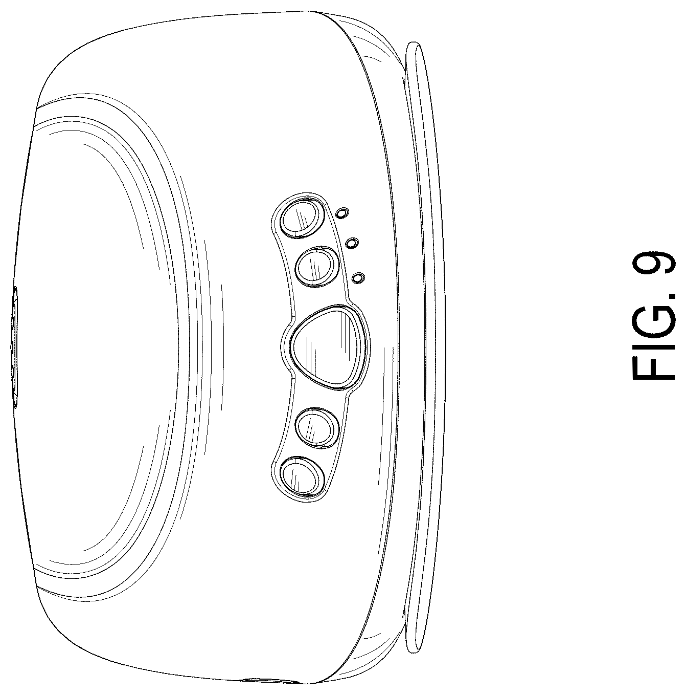 Patent USD1045067 Figure 9 – Breast pump
