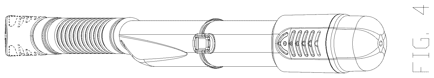 Patent USD1045069 Figure 4 – Foldable snorkel