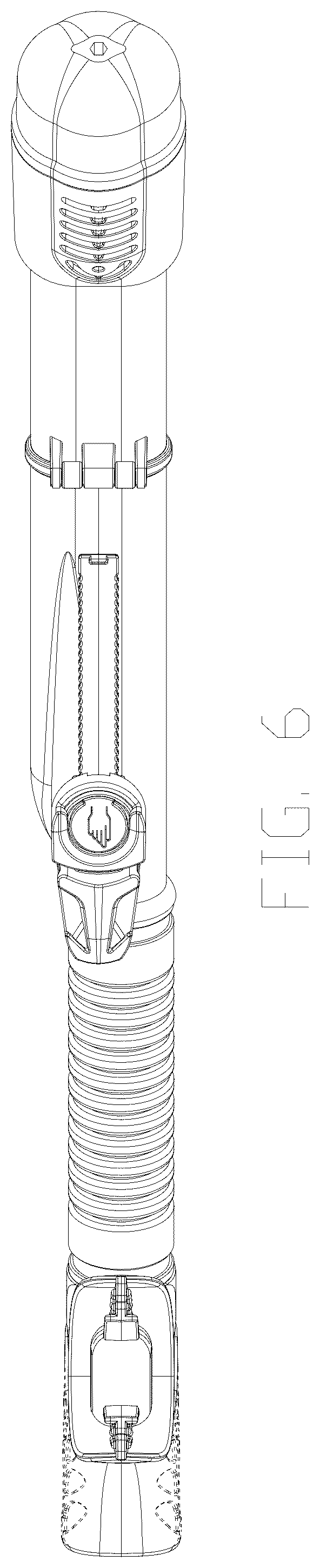 Patent USD1045069 Figure 6 – Foldable snorkel