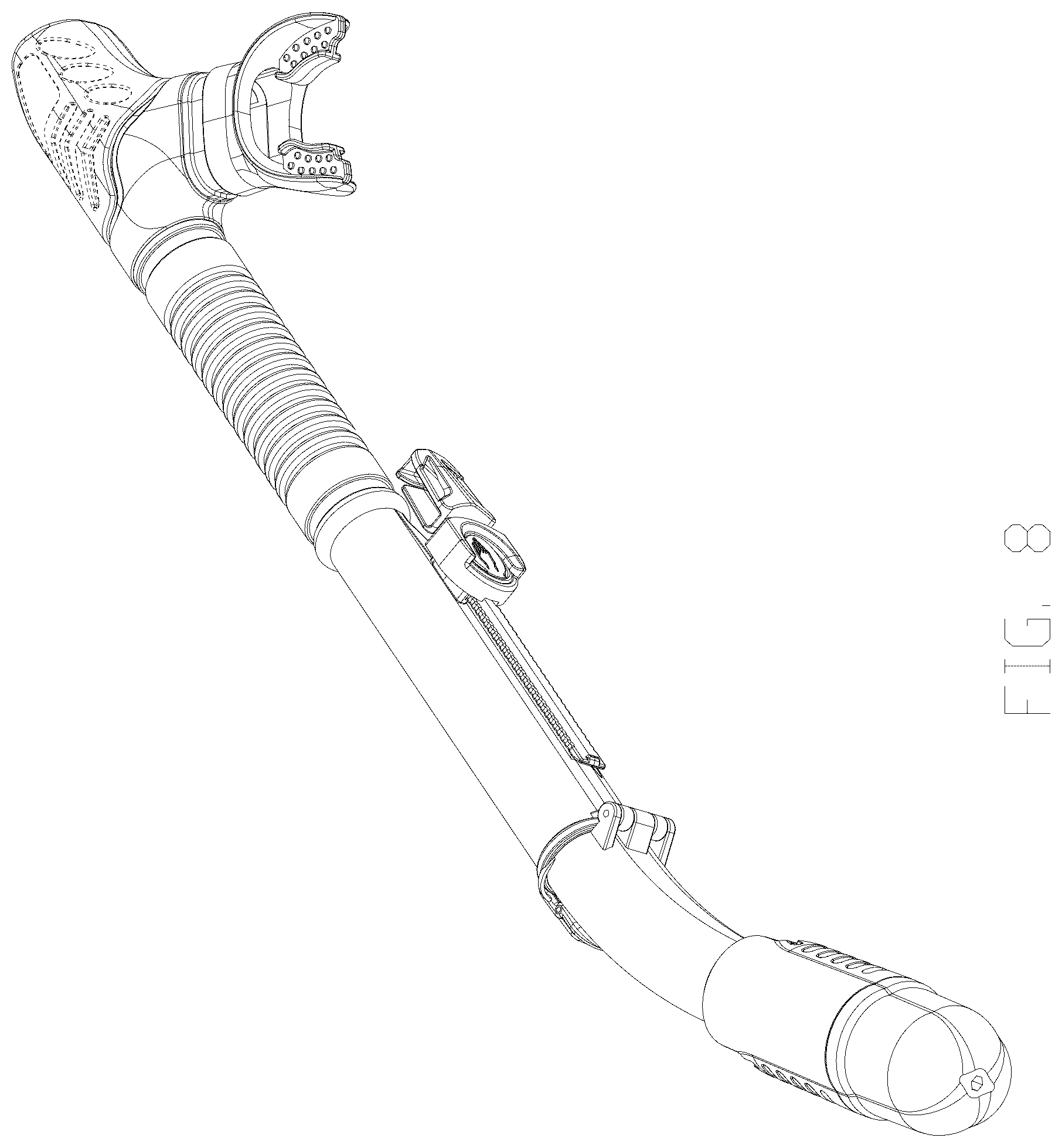 Patent USD1045069 Figure 8 – Foldable snorkel