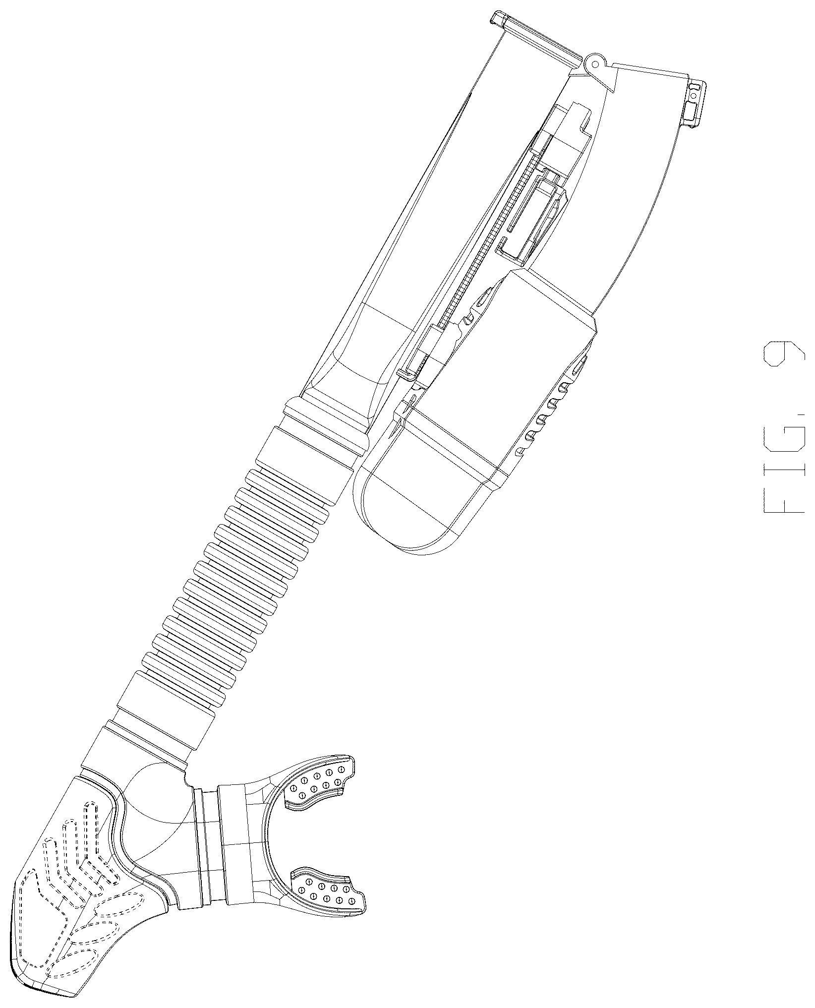 Patent USD1045069 Figure 9 – Foldable snorkel