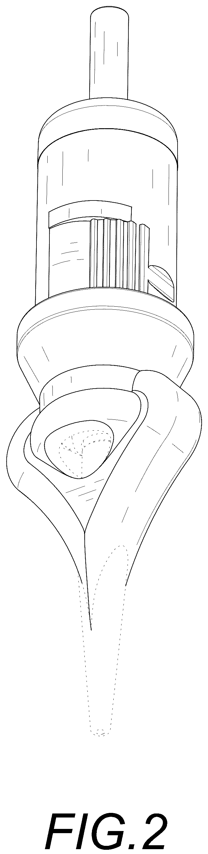 Patent USD1045079 Figure 2 – Tattoo and embroidery integrated needle