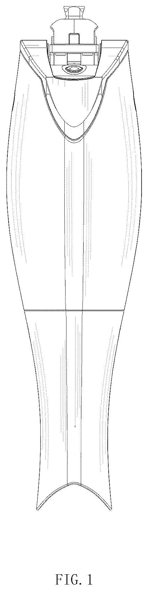 Patent USD1045081 Figure 1 – Powered prosthetic knee