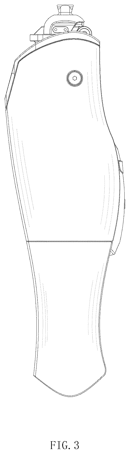 Patent USD1045081 Figure 3 – Powered prosthetic knee