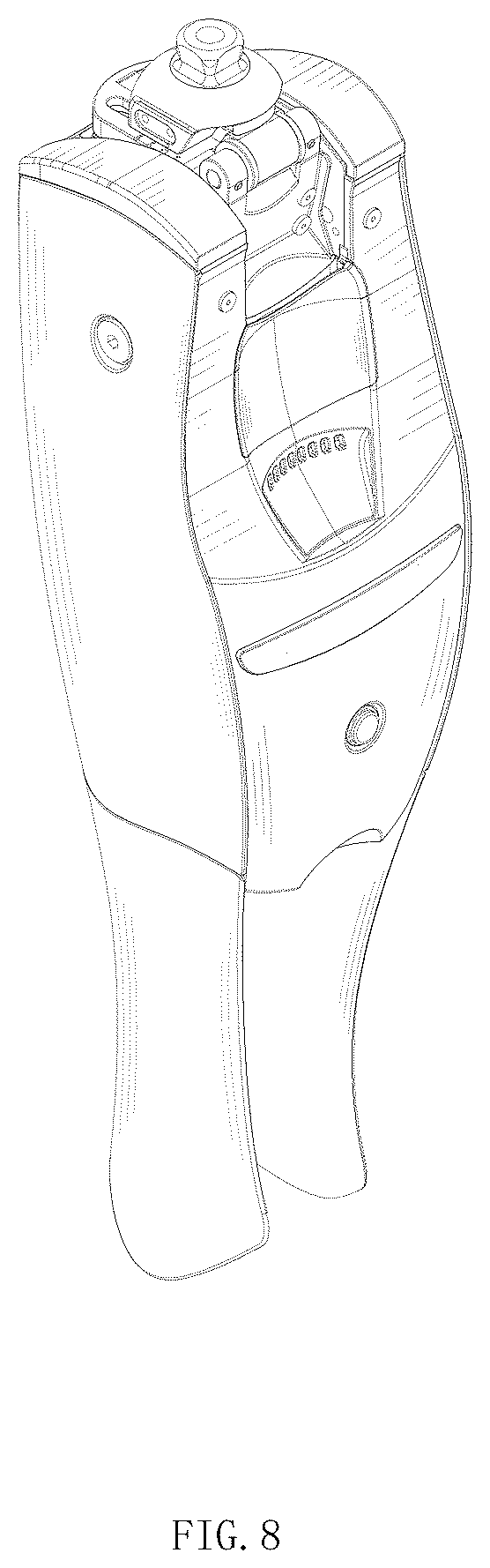 Patent USD1045081 Figure 8 – Powered prosthetic knee