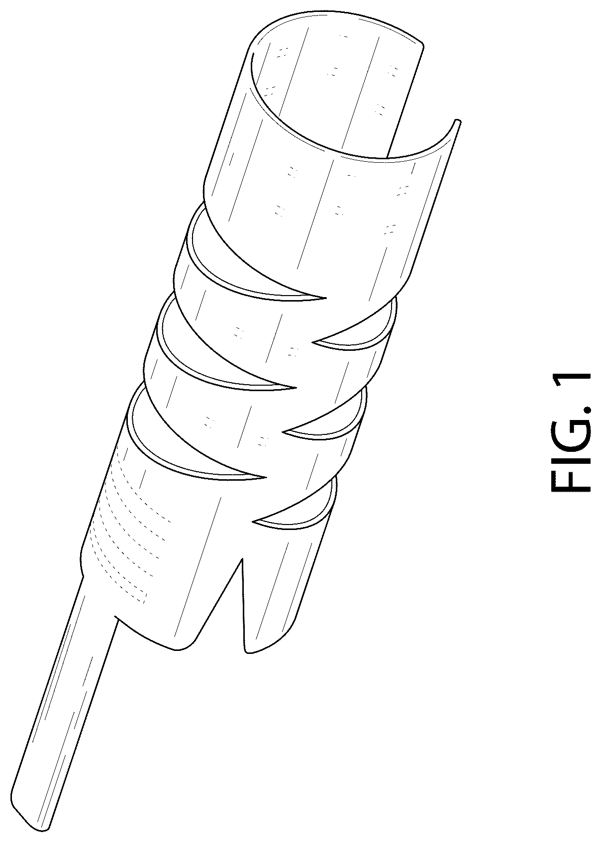 Patent USD1045083 Figure 1 – Inner component of a penile sleeve implant