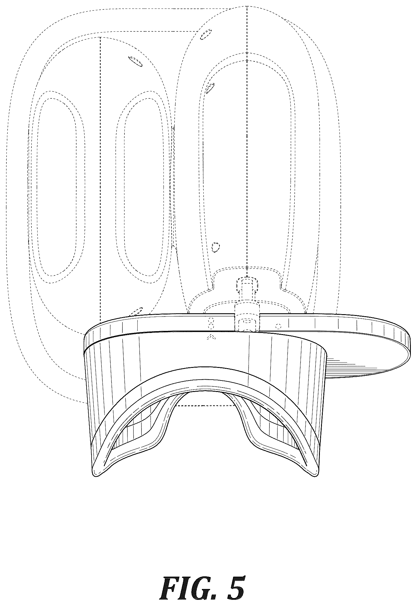 Patent USD1045089 Figure 5 – Binocular, light blocking, face rest for monocular camera