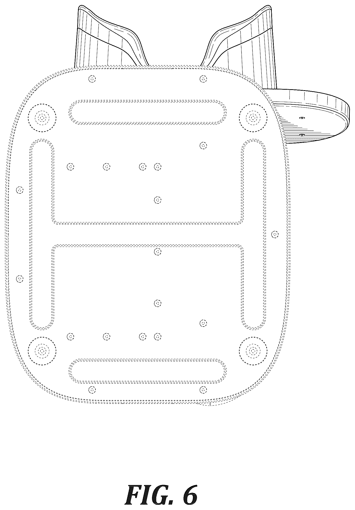 Patent USD1045089 Figure 6 – Binocular, light blocking, face rest for monocular camera