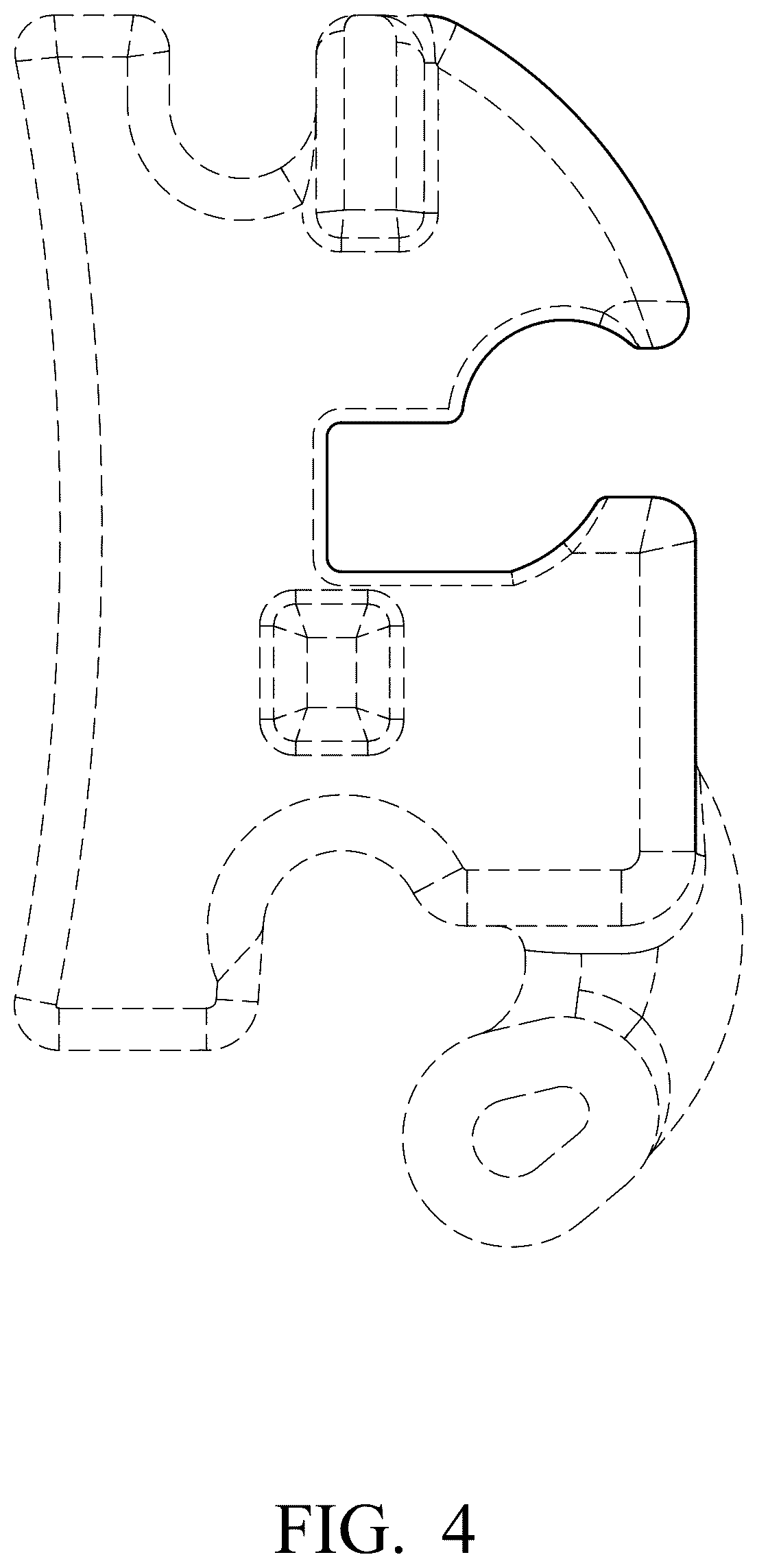 Patent USD1045090 Figure 4 – Orthodontic bracket