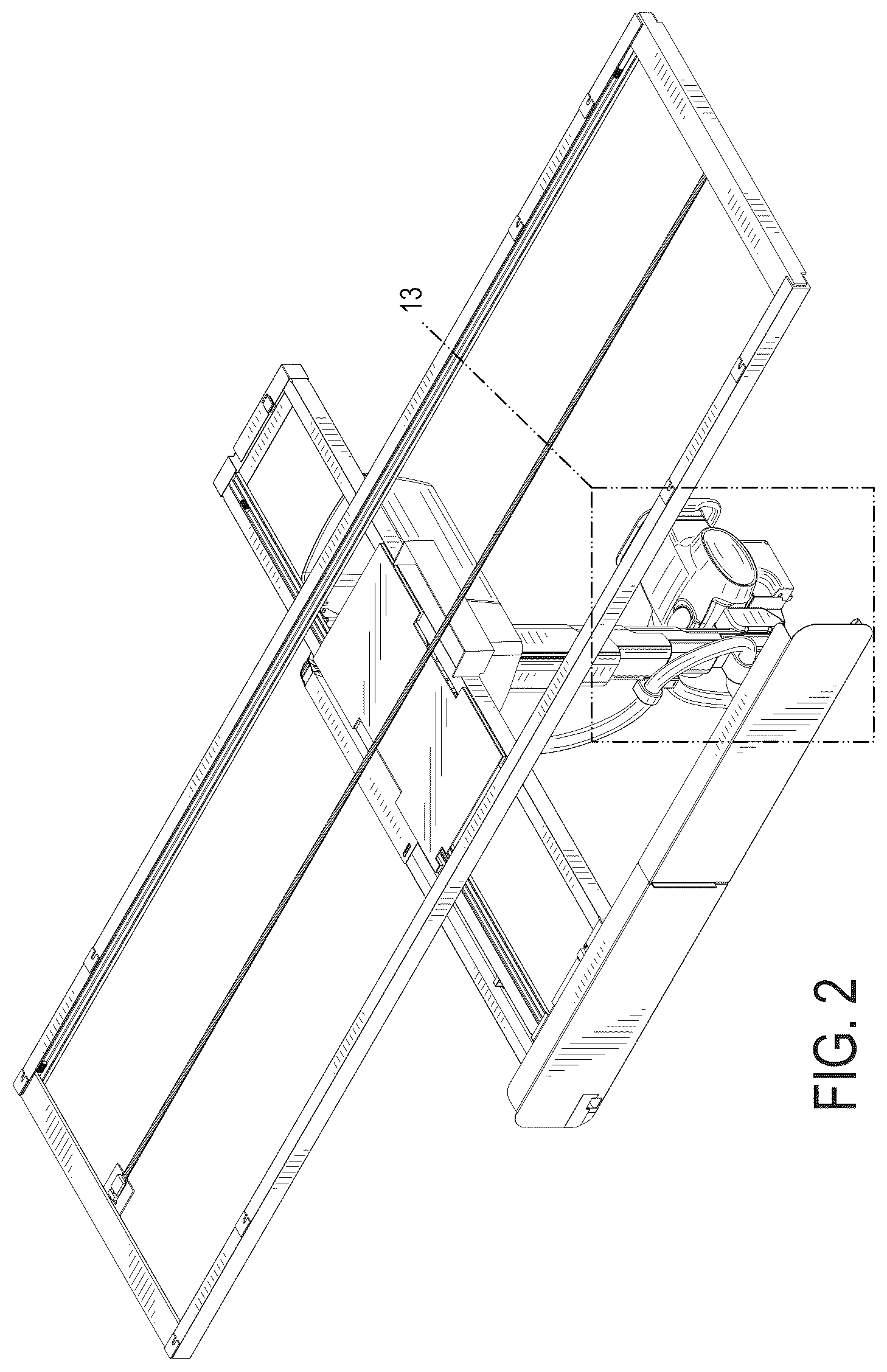Patent USD1045092 Figure 2 – Overhead support device