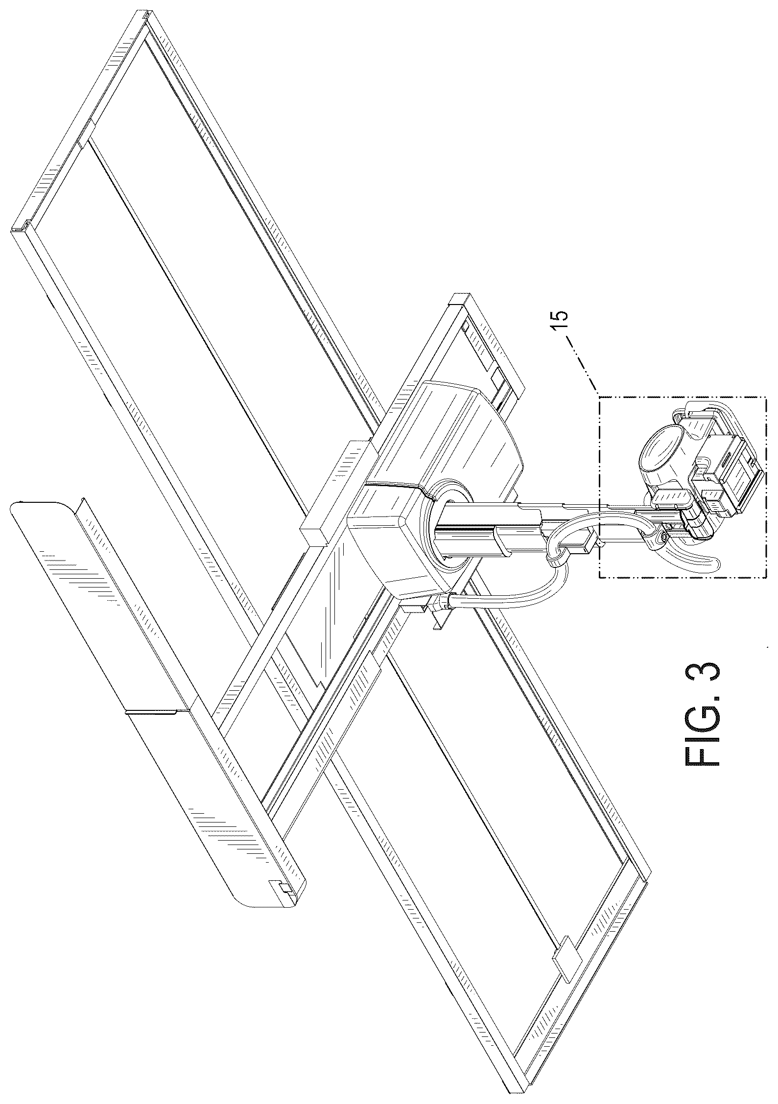 Patent USD1045092 Figure 3 – Overhead support device