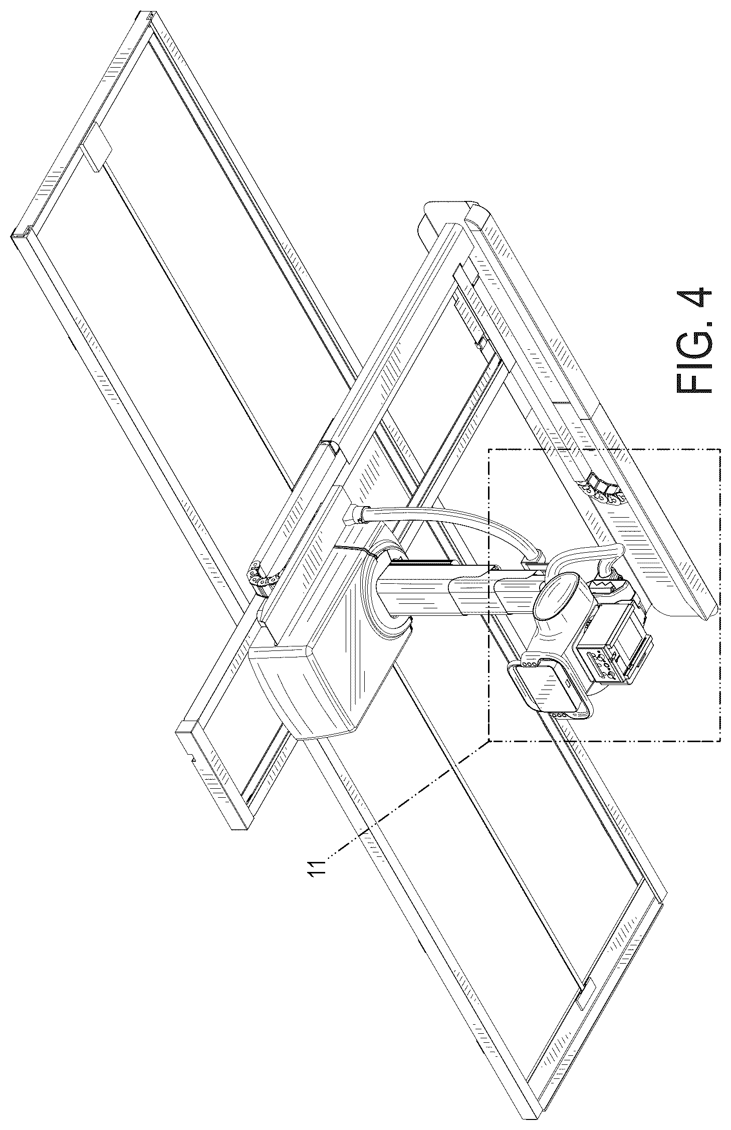 Patent USD1045092 Figure 4 – Overhead support device