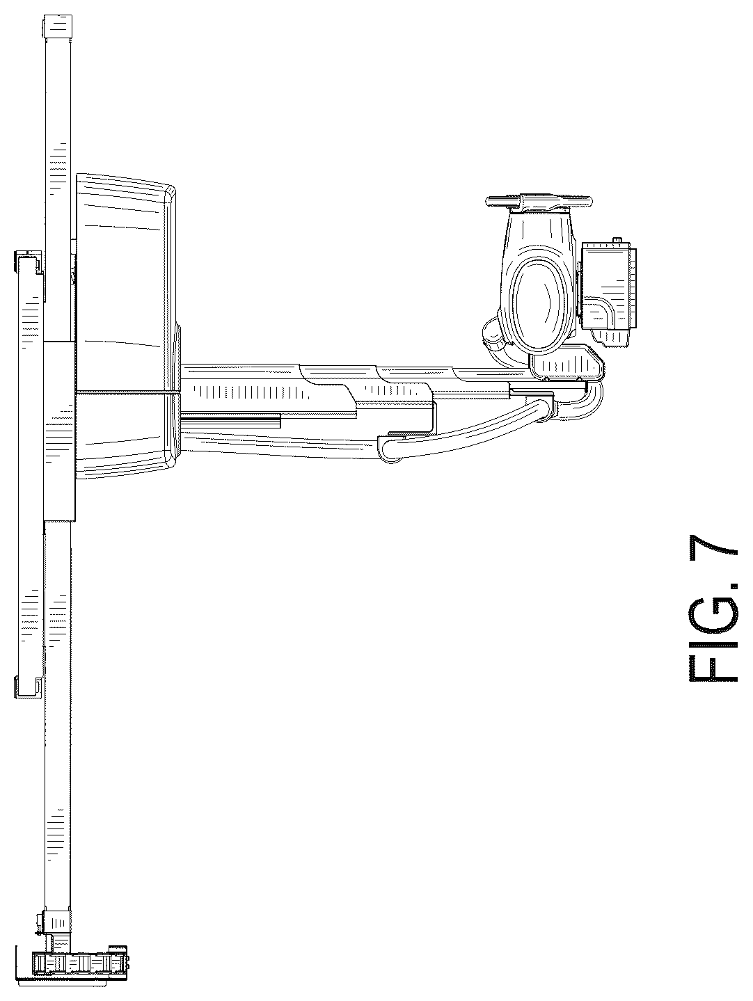 Patent USD1045092 Figure 7 – Overhead support device