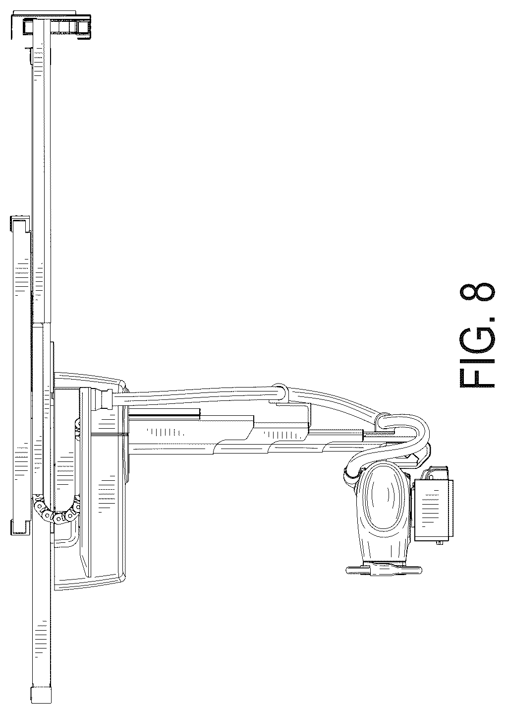 Patent USD1045092 Figure 8 – Overhead support device