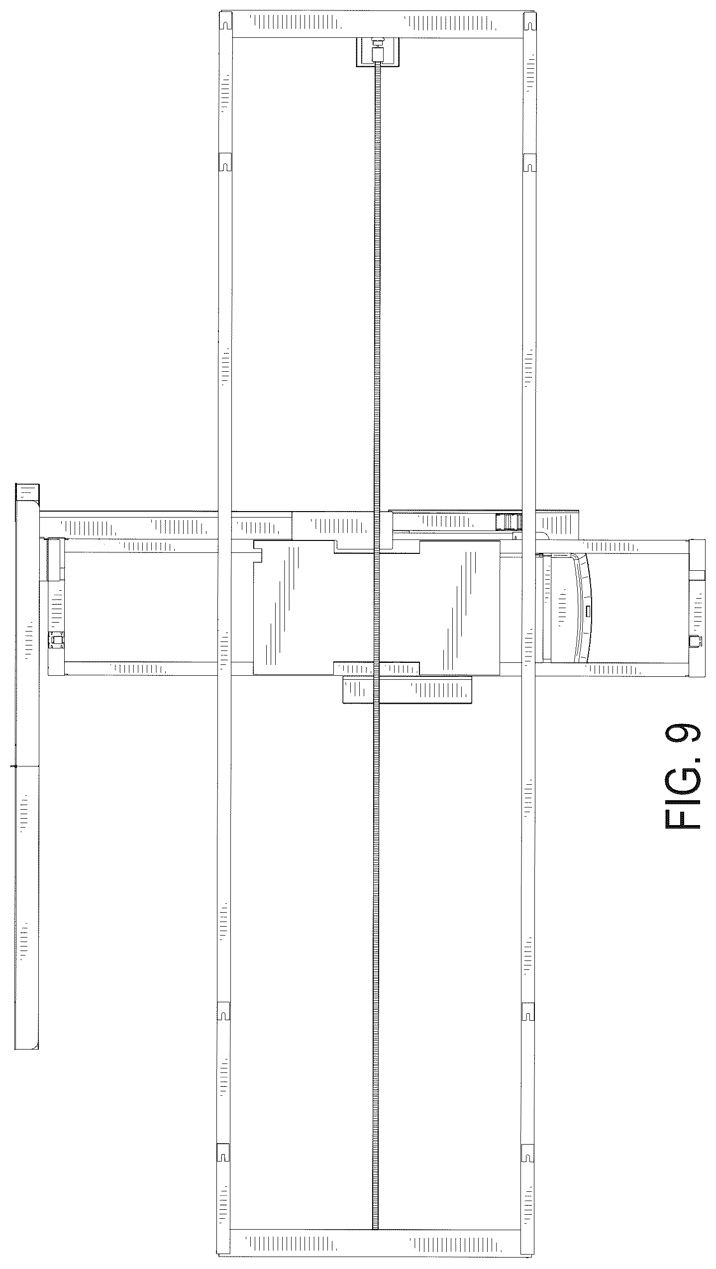 Patent USD1045092 Figure 9 – Overhead support device