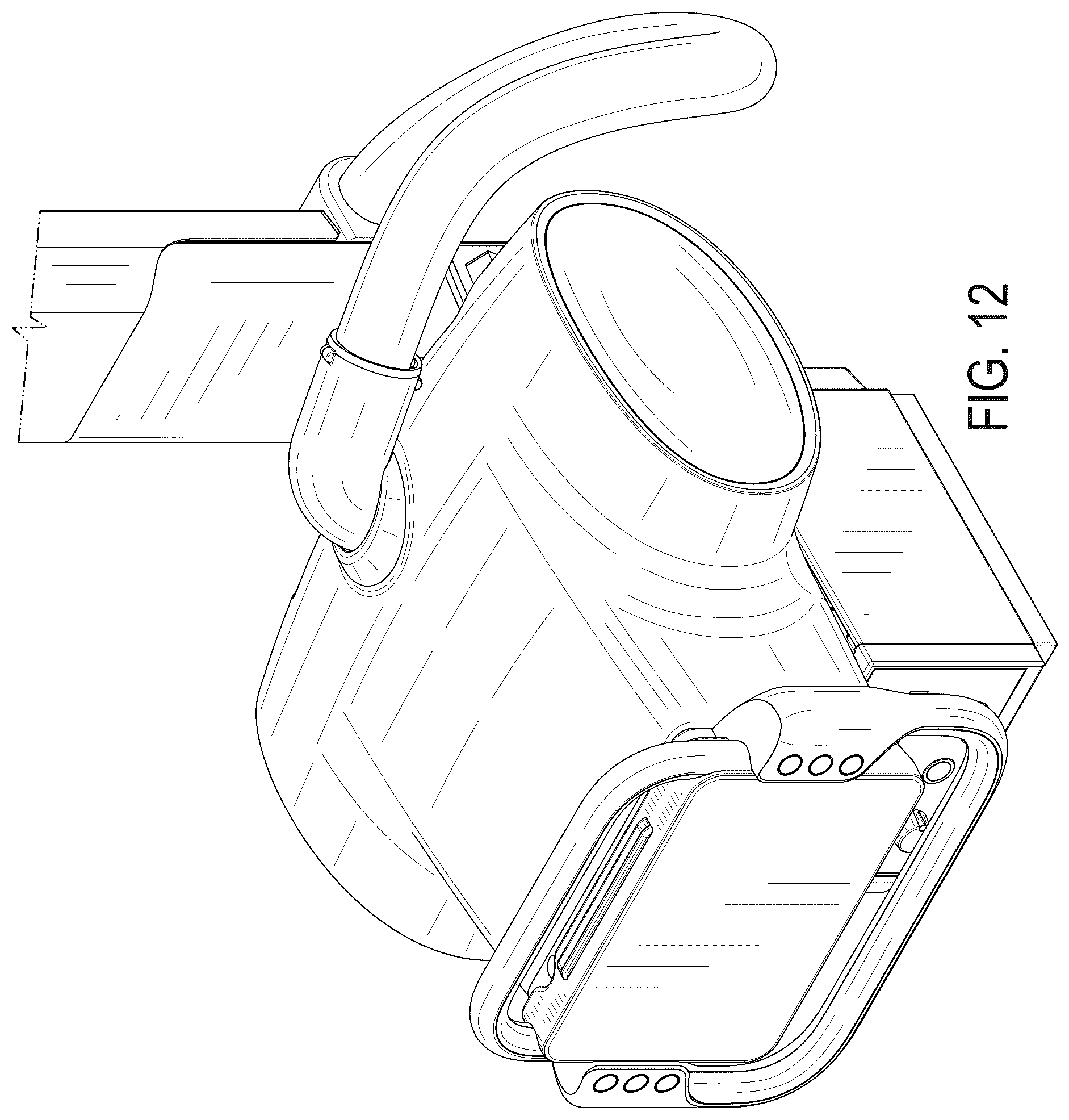 Patent USD1045092 Figure 12 – Overhead support device