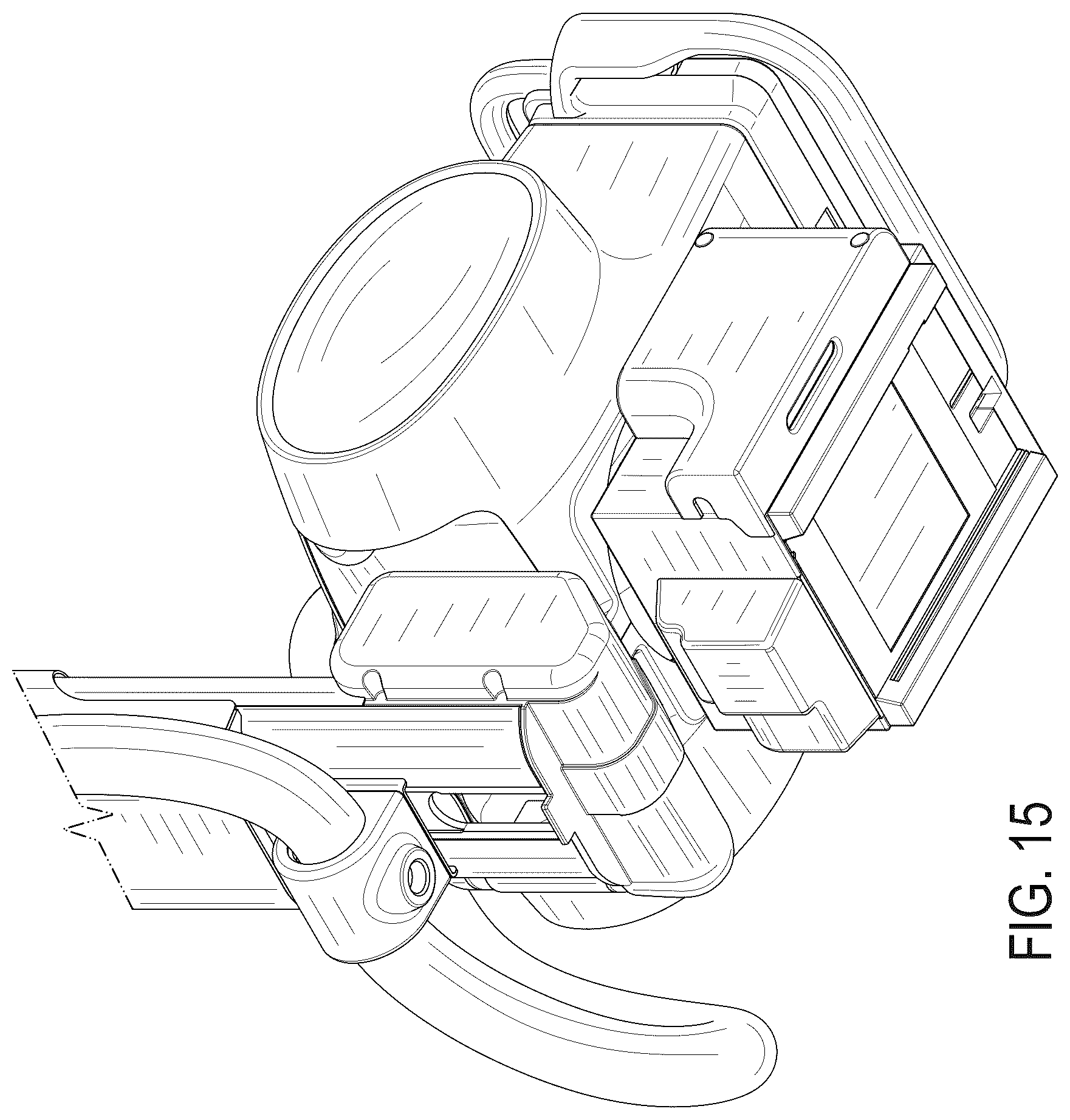 Patent USD1045092 Figure 15 – Overhead support device
