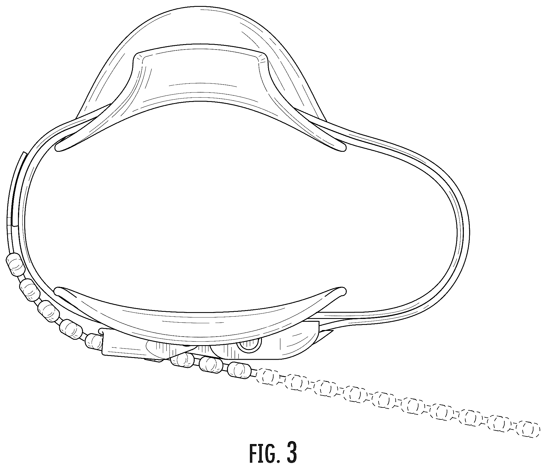 Patent USD1045097 Figure 3 – Wrist brace