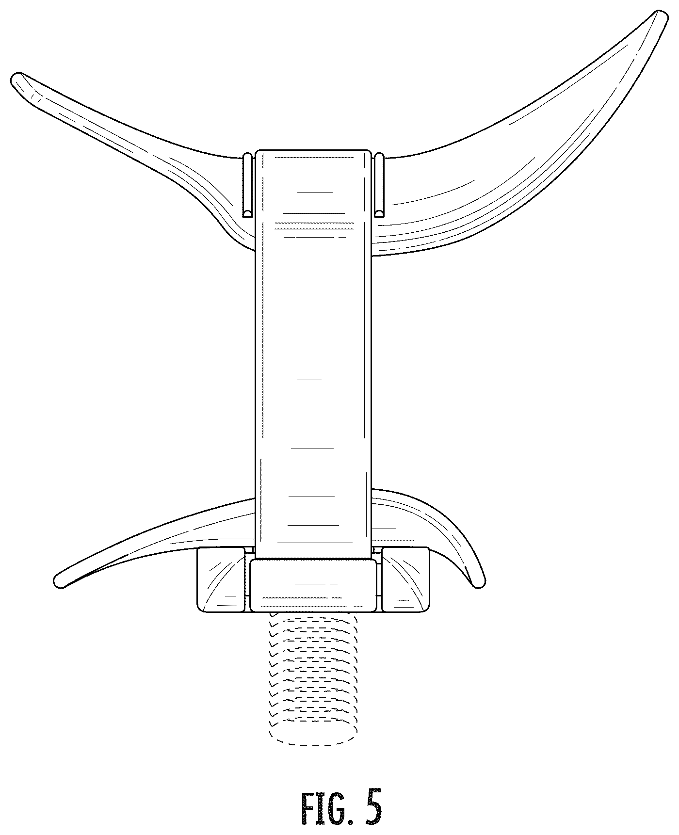 Patent USD1045097 Figure 5 – Wrist brace