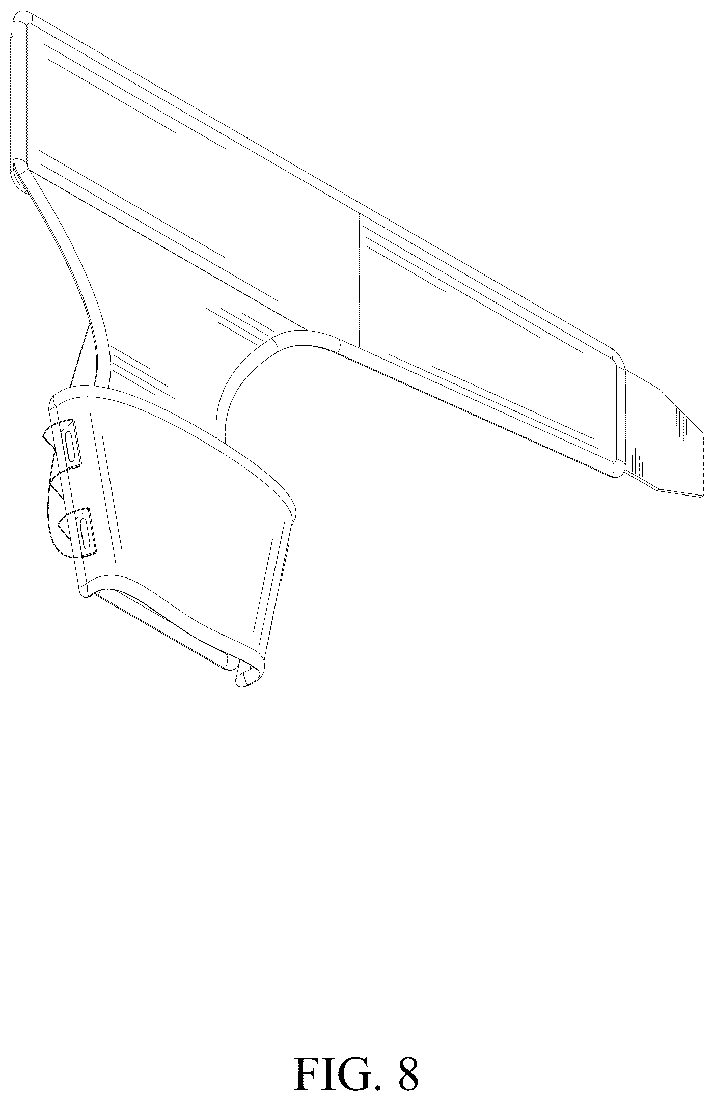 Patent USD1045098 Figure 8 – Plantar fasciitis night splint