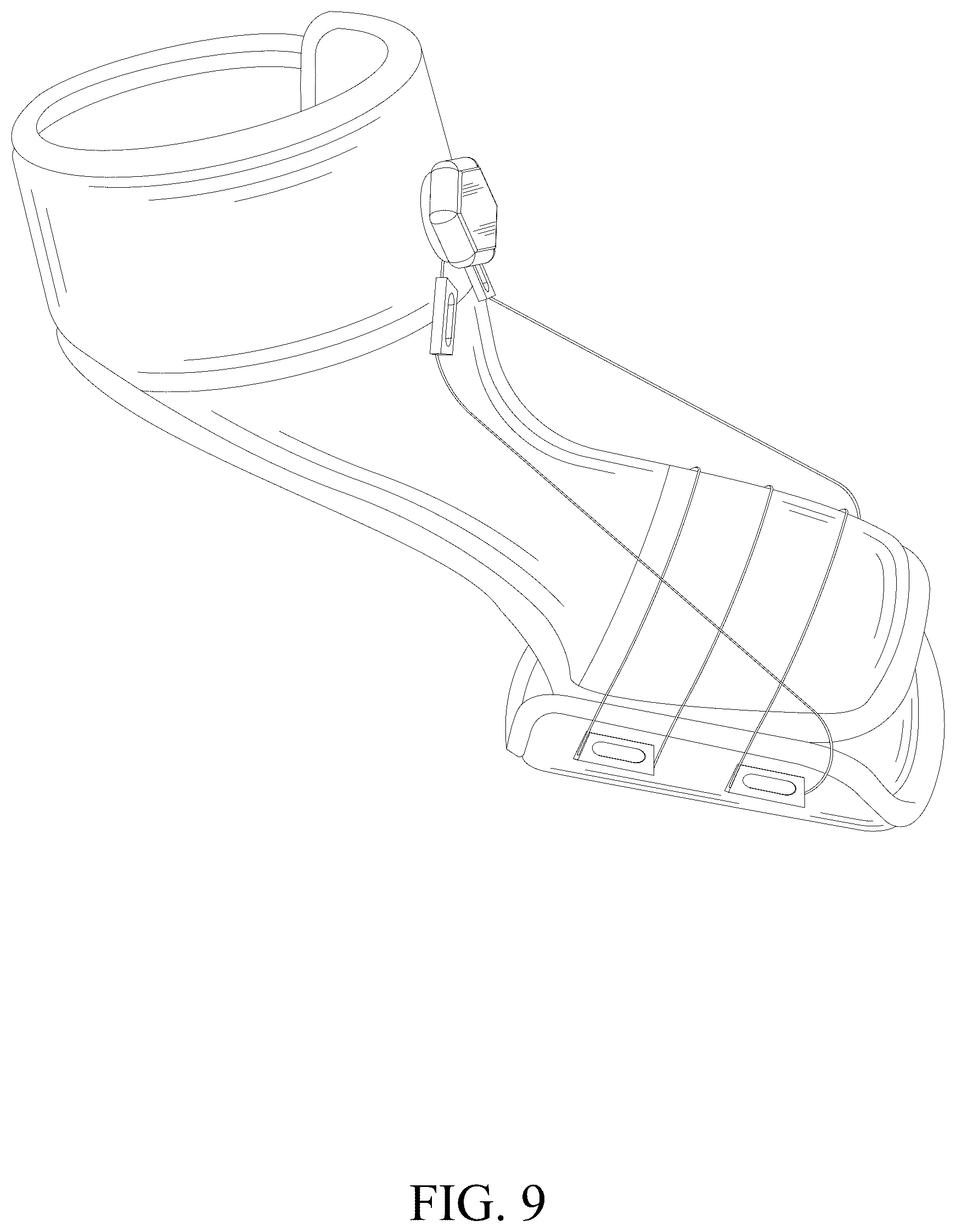 Patent USD1045098 Figure 9 – Plantar fasciitis night splint
