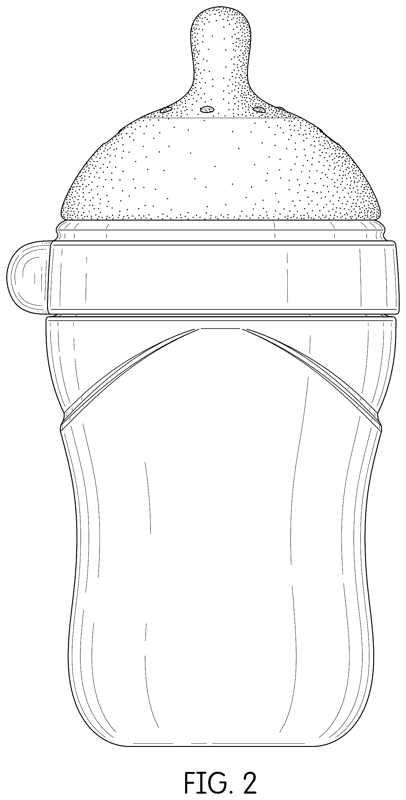 Patent USD1045103 Figure 2 – Feeding bottle