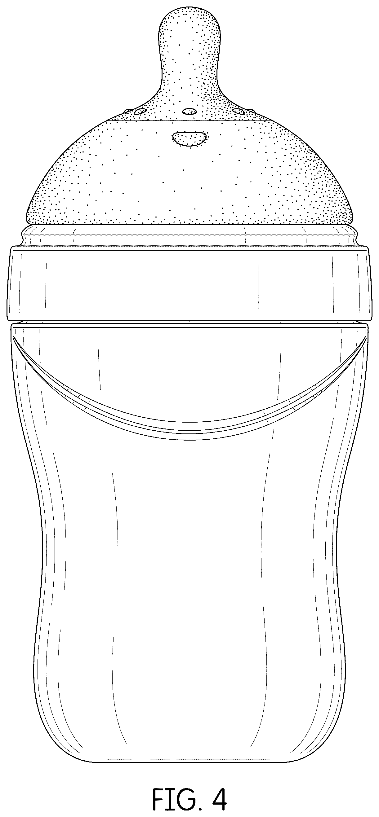 Patent USD1045103 Figure 4 – Feeding bottle