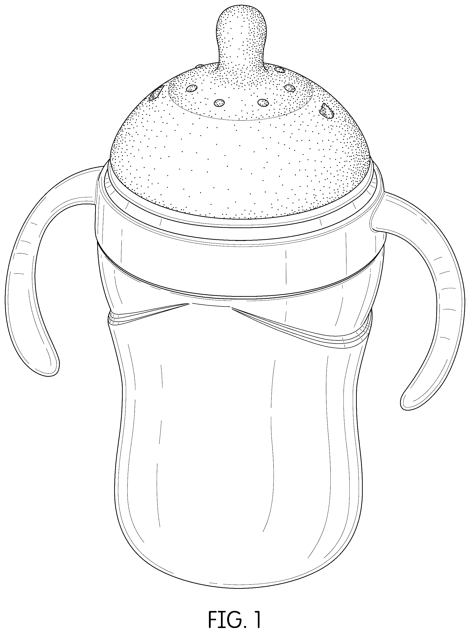 Patent USD1045104 Figure 1 – Feeding bottle
