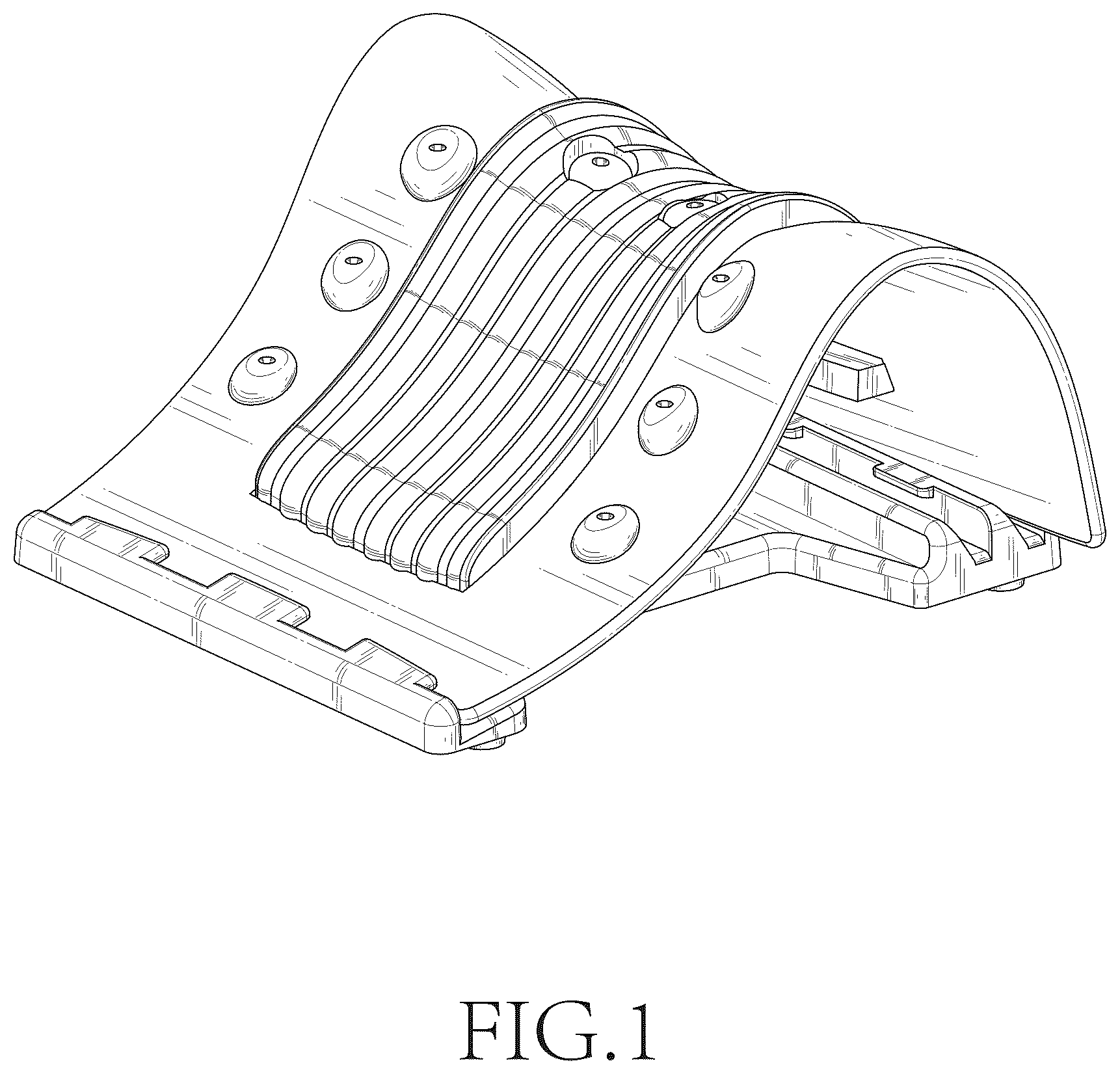 Patent USD1045105 — Combined neck and shoulder relaxer — Figure 1
