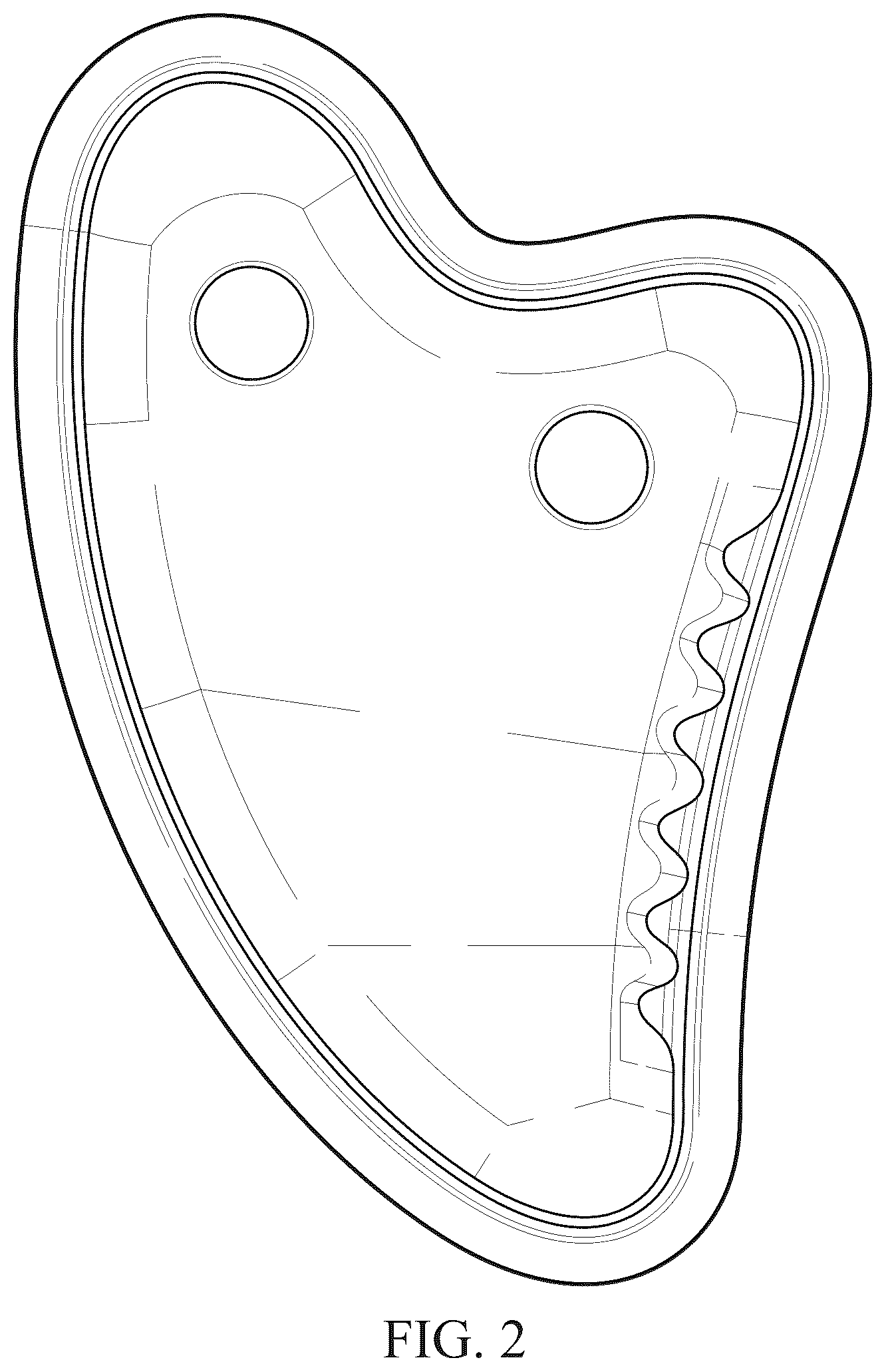 Patent USD1045107 Figure 2 – Red light therapy gua sha
