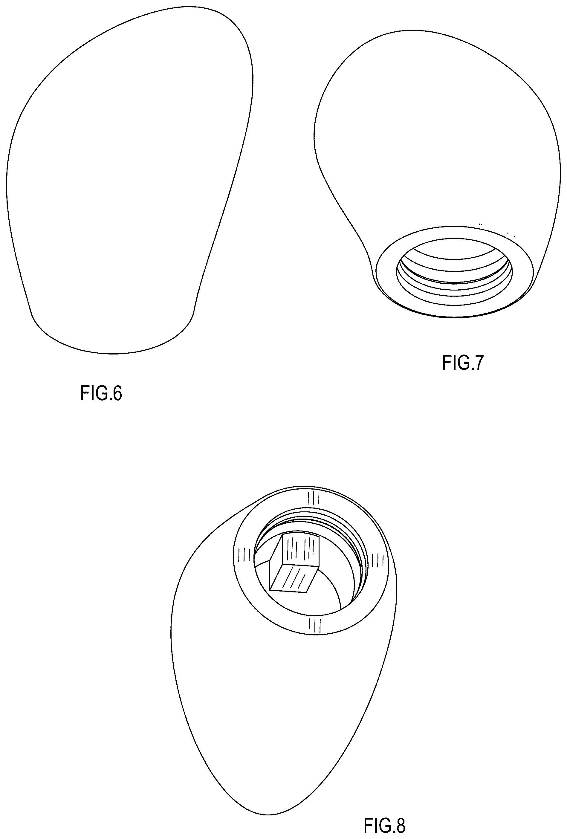 Patent USD1045111 Figure 3 – Skin massager applicator head