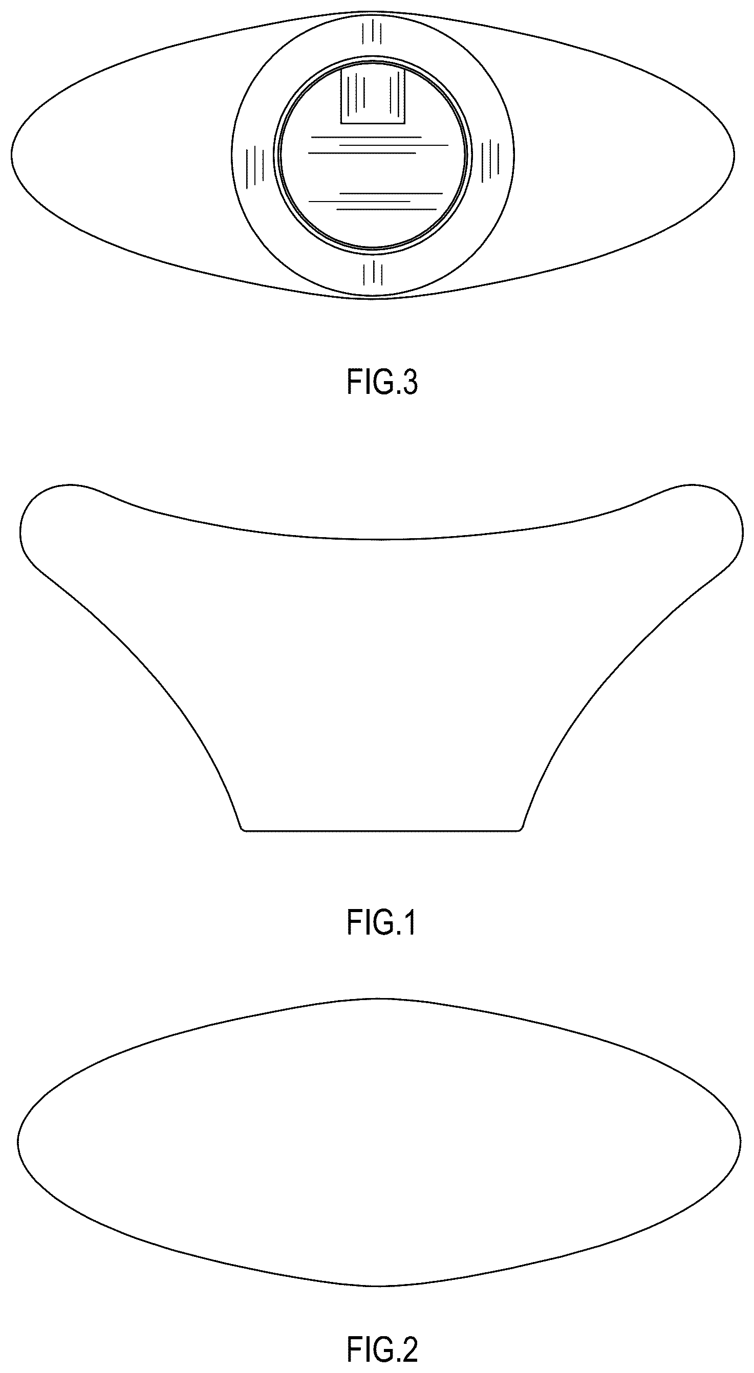 Patent USD1045112 Figure 1 – Skin massager applicator head