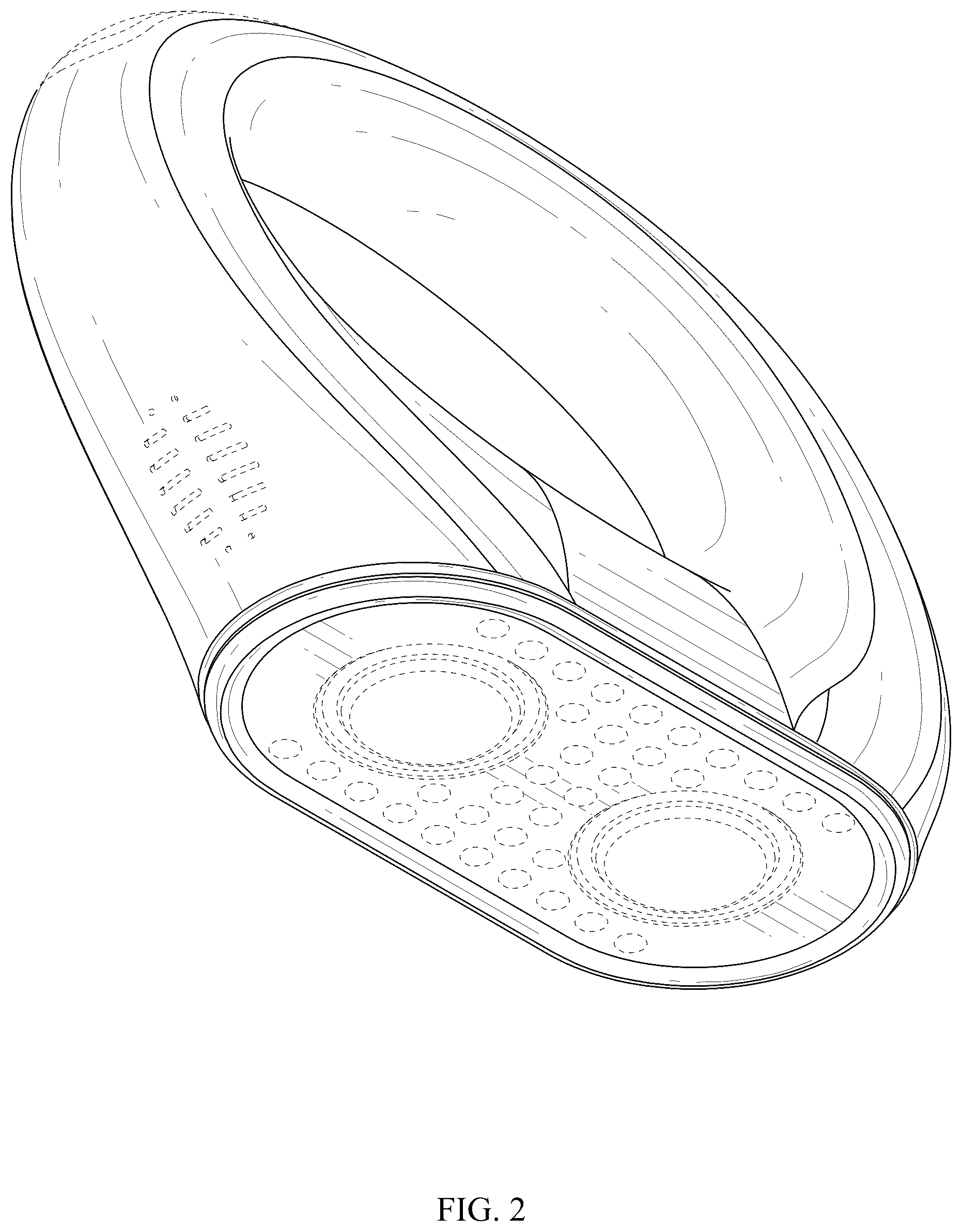 Patent USD1045114 Figure 2 – Combined massage and cellulite reduction device