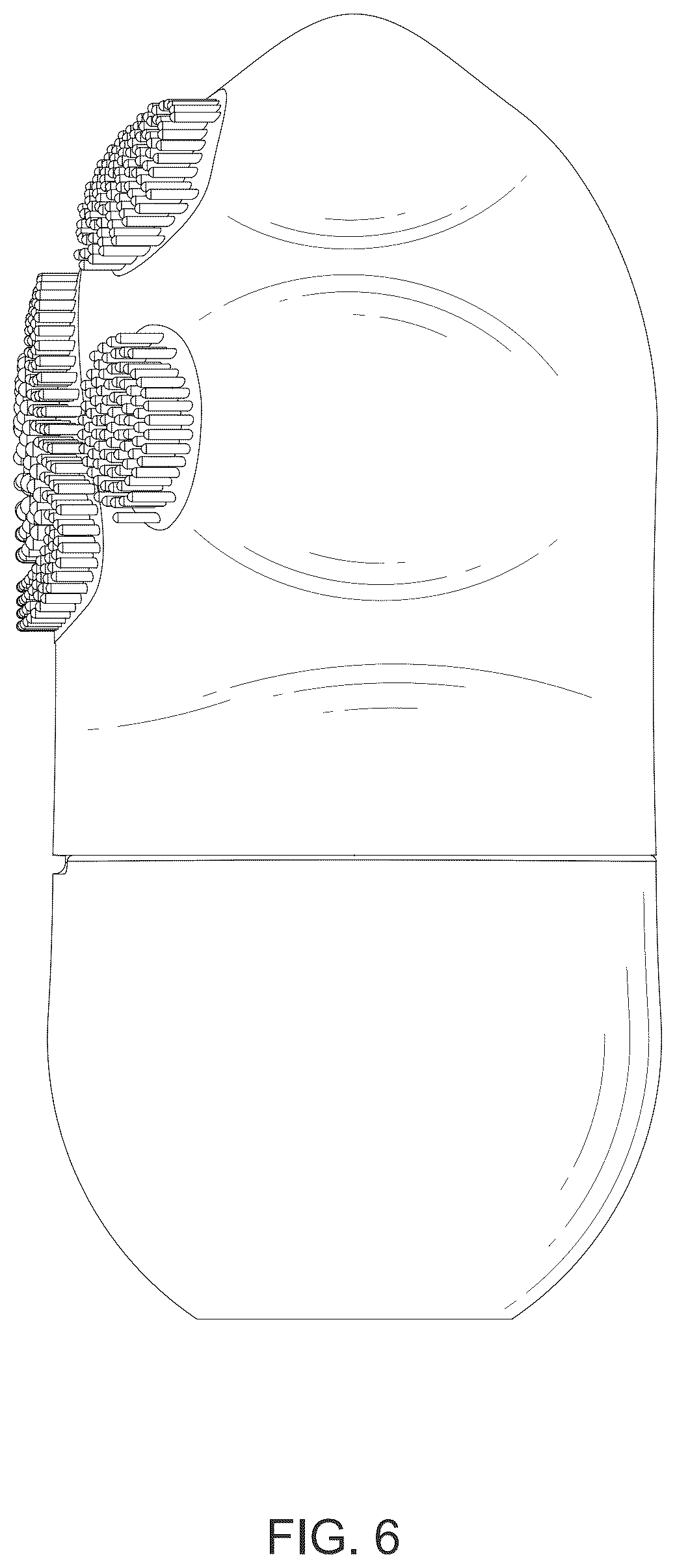Patent USD1045115 Figure 6 – Portable massage brush