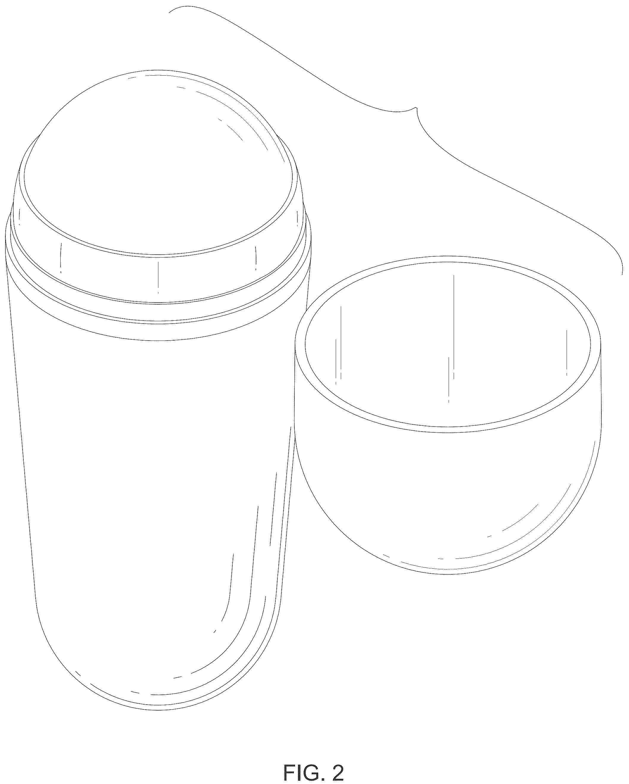 Patent USD1045116 Figure 2 – Portable massager