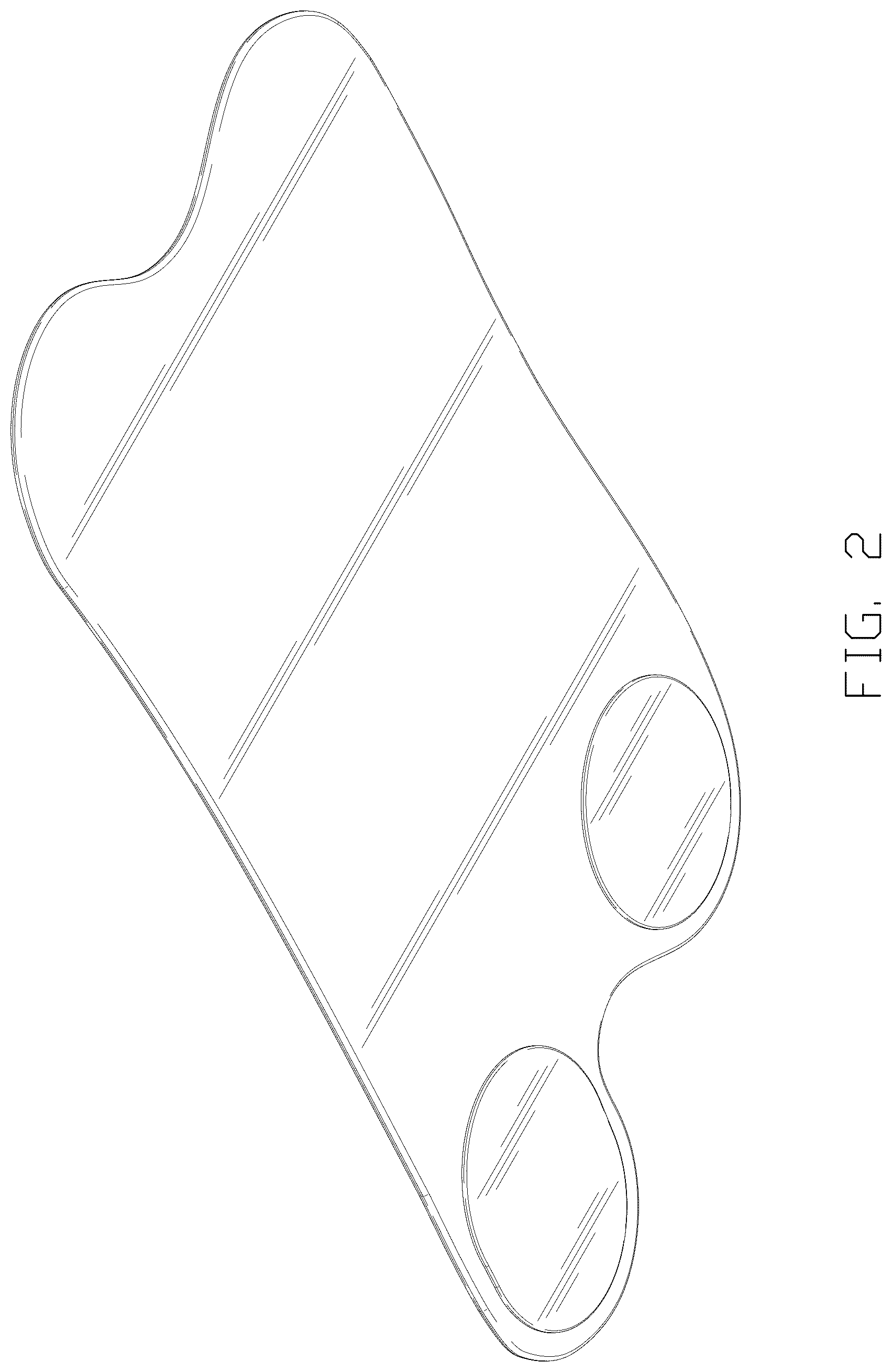 Patent USD1045119 Figure 2 – Massage pad