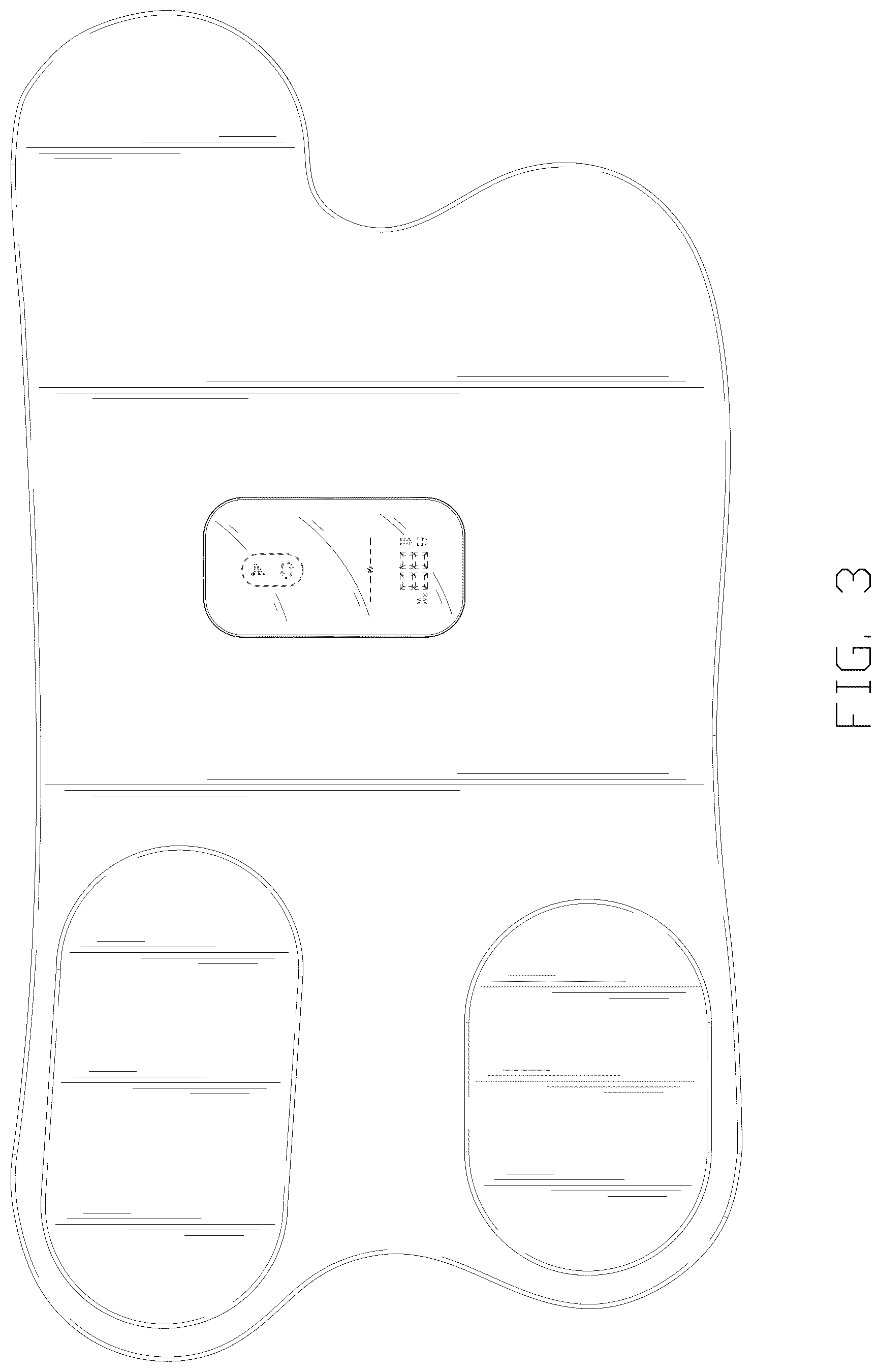 Patent USD1045119 Figure 3 – Massage pad
