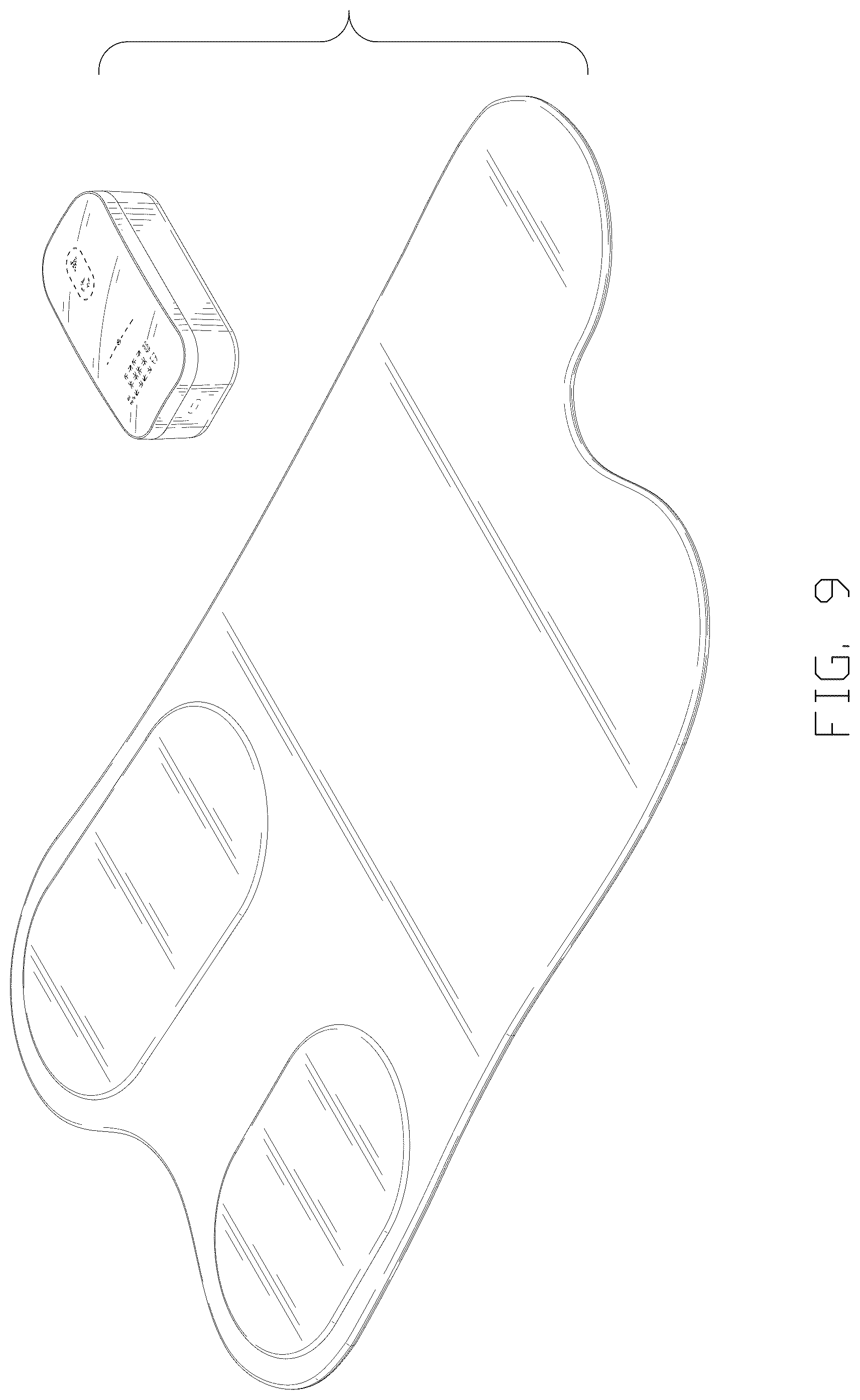 Patent USD1045119 Figure 9 – Massage pad