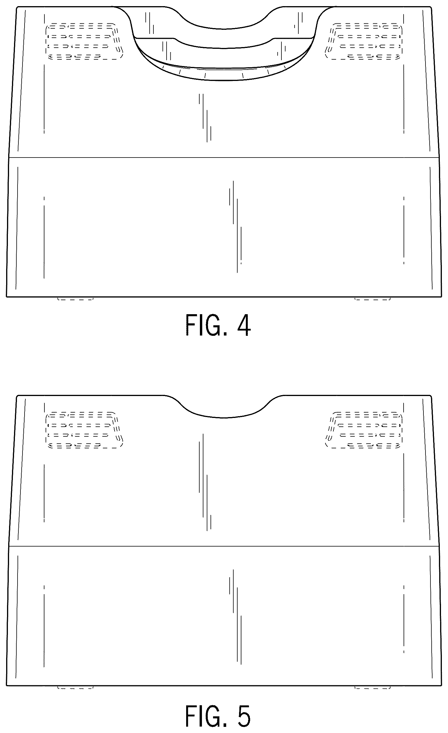 Patent USD1045124 Figure 4 – Base for holding pipette tip container
