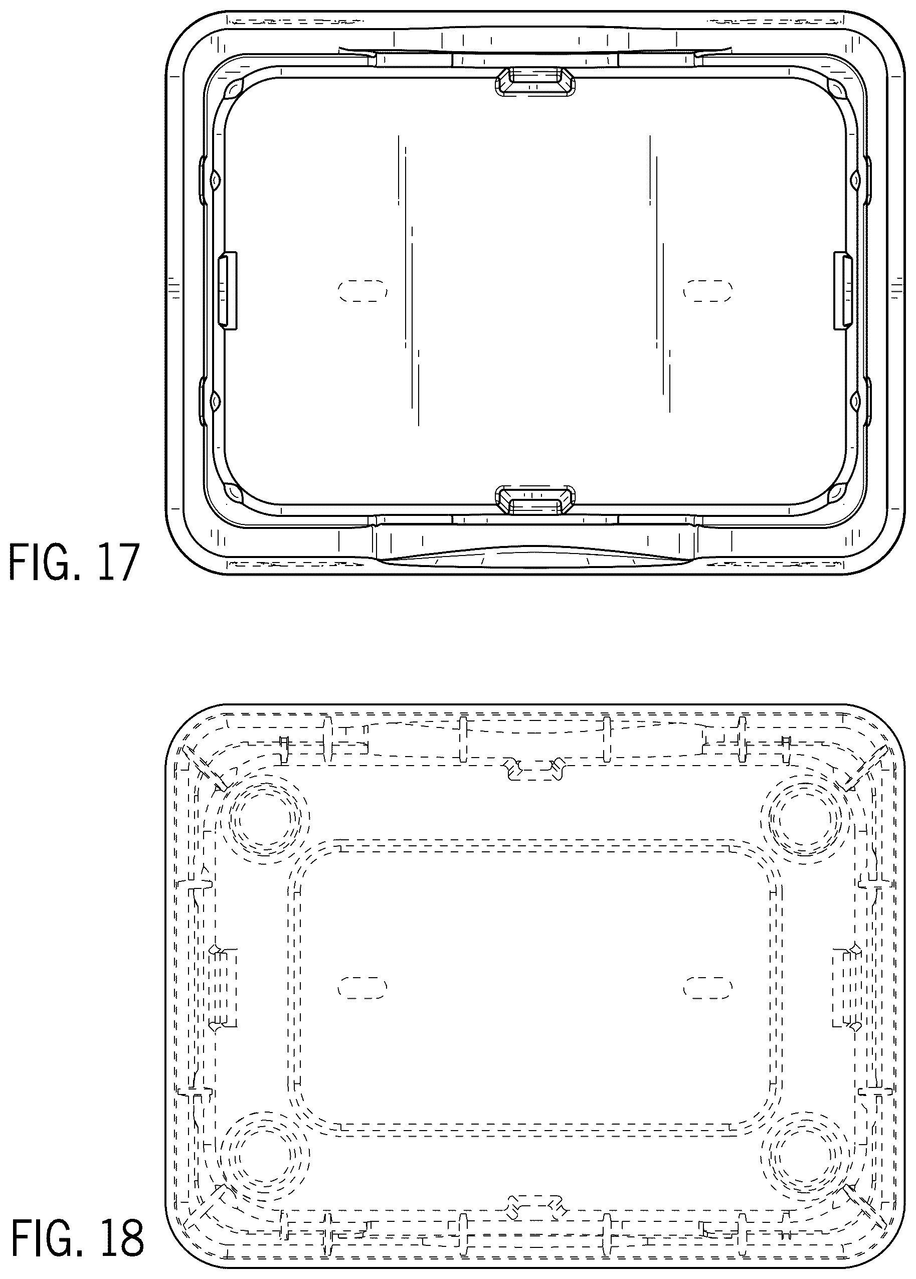 Patent USD1045124 Figure 12 – Base for holding pipette tip container