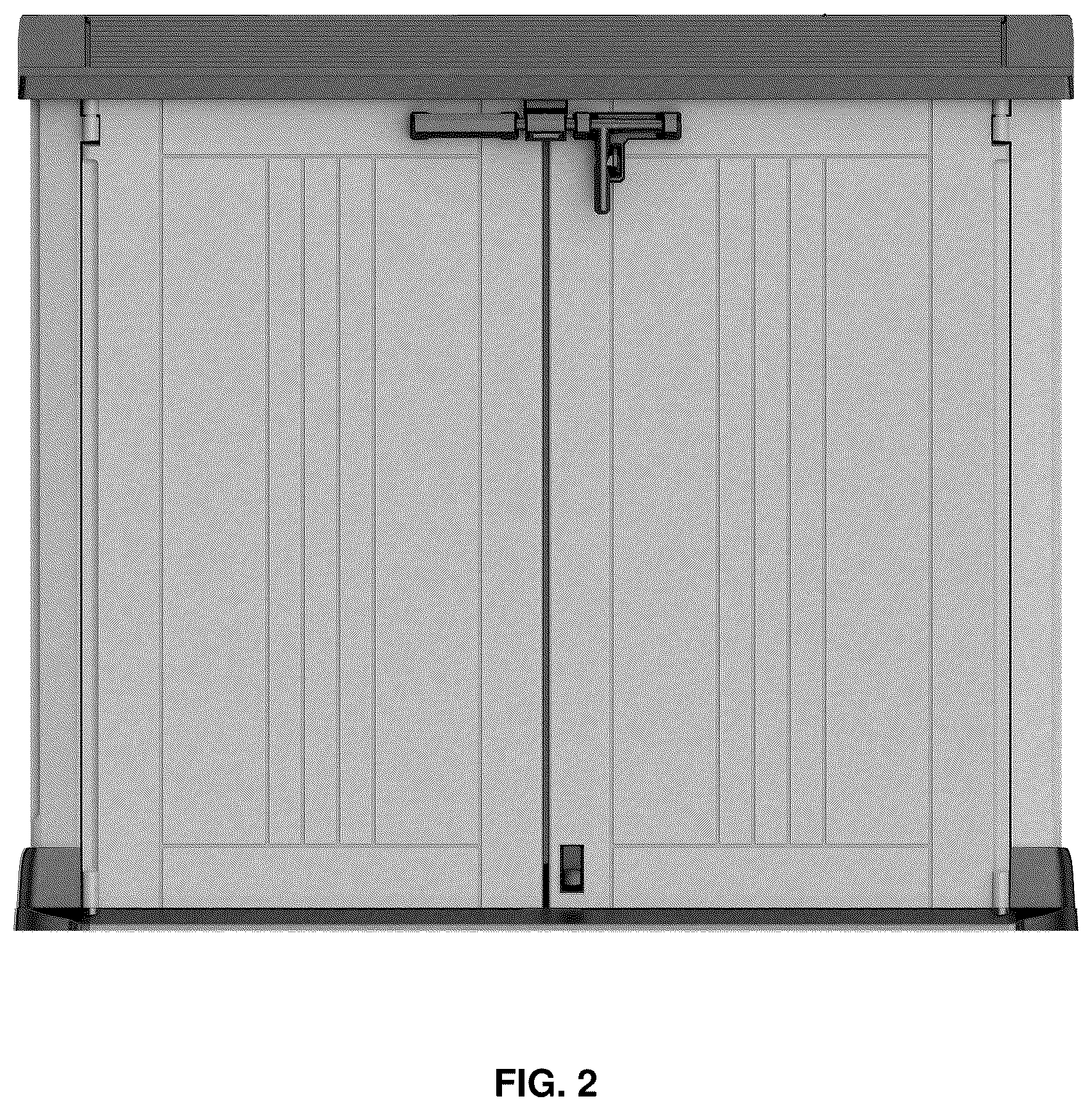 Patent USD1045130 Figure 2 – Outdoor storage shed