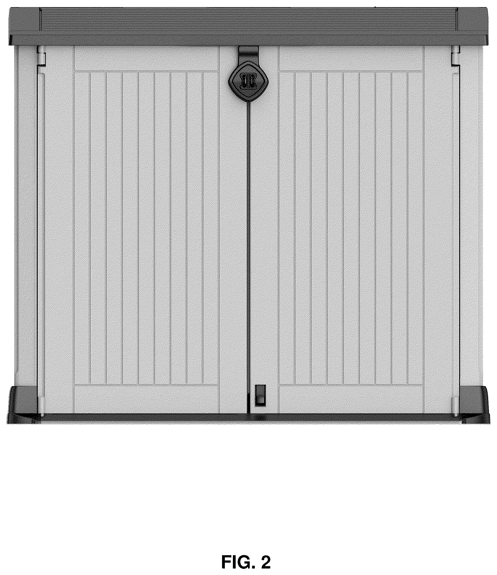 Patent USD1045131 Figure 2 – Outdoor storage shed
