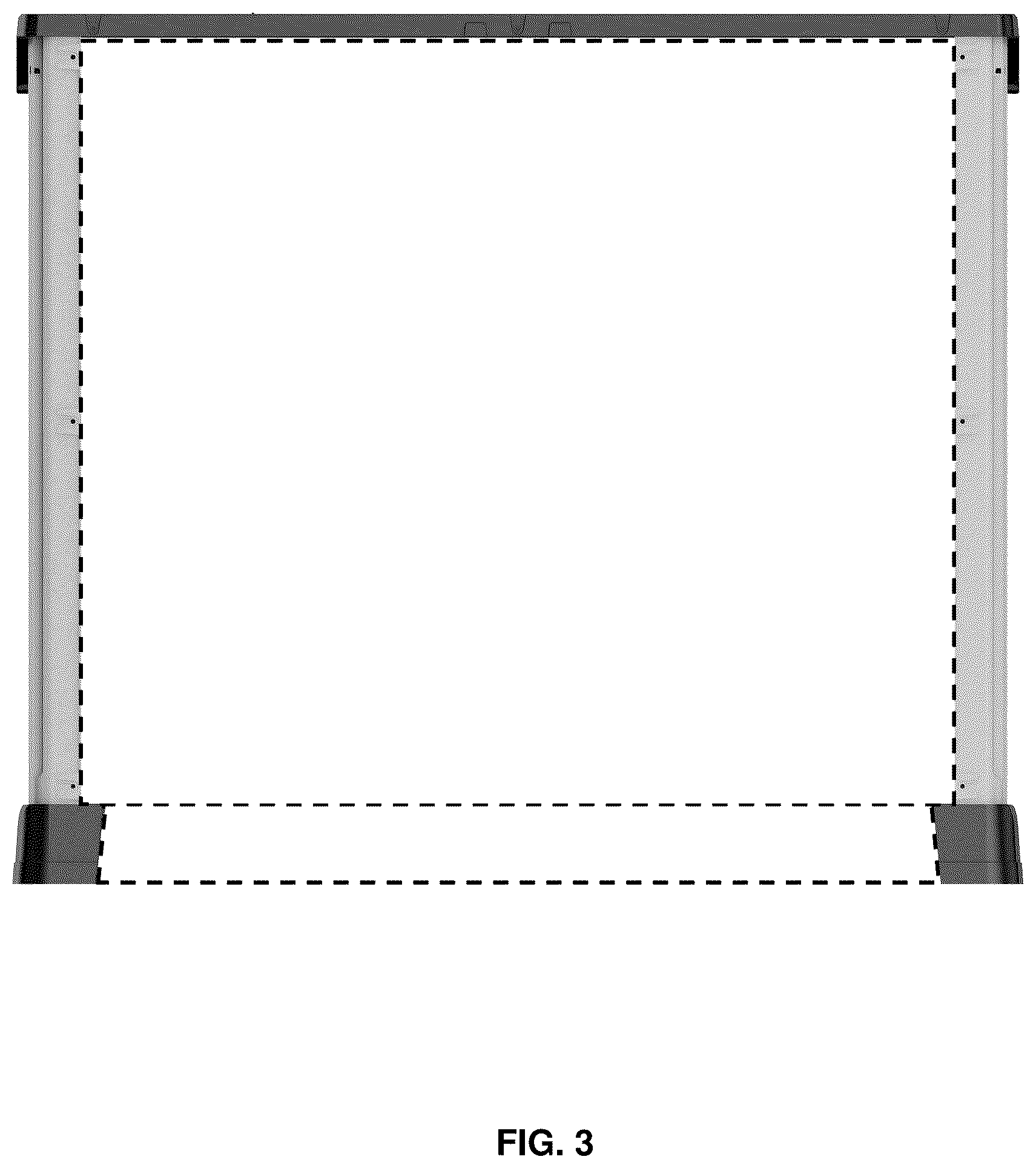 Patent USD1045131 Figure 3 – Outdoor storage shed