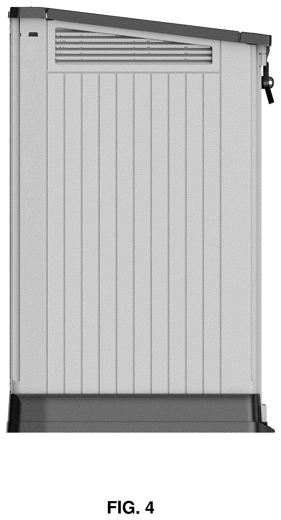 Patent USD1045131 Figure 4 – Outdoor storage shed