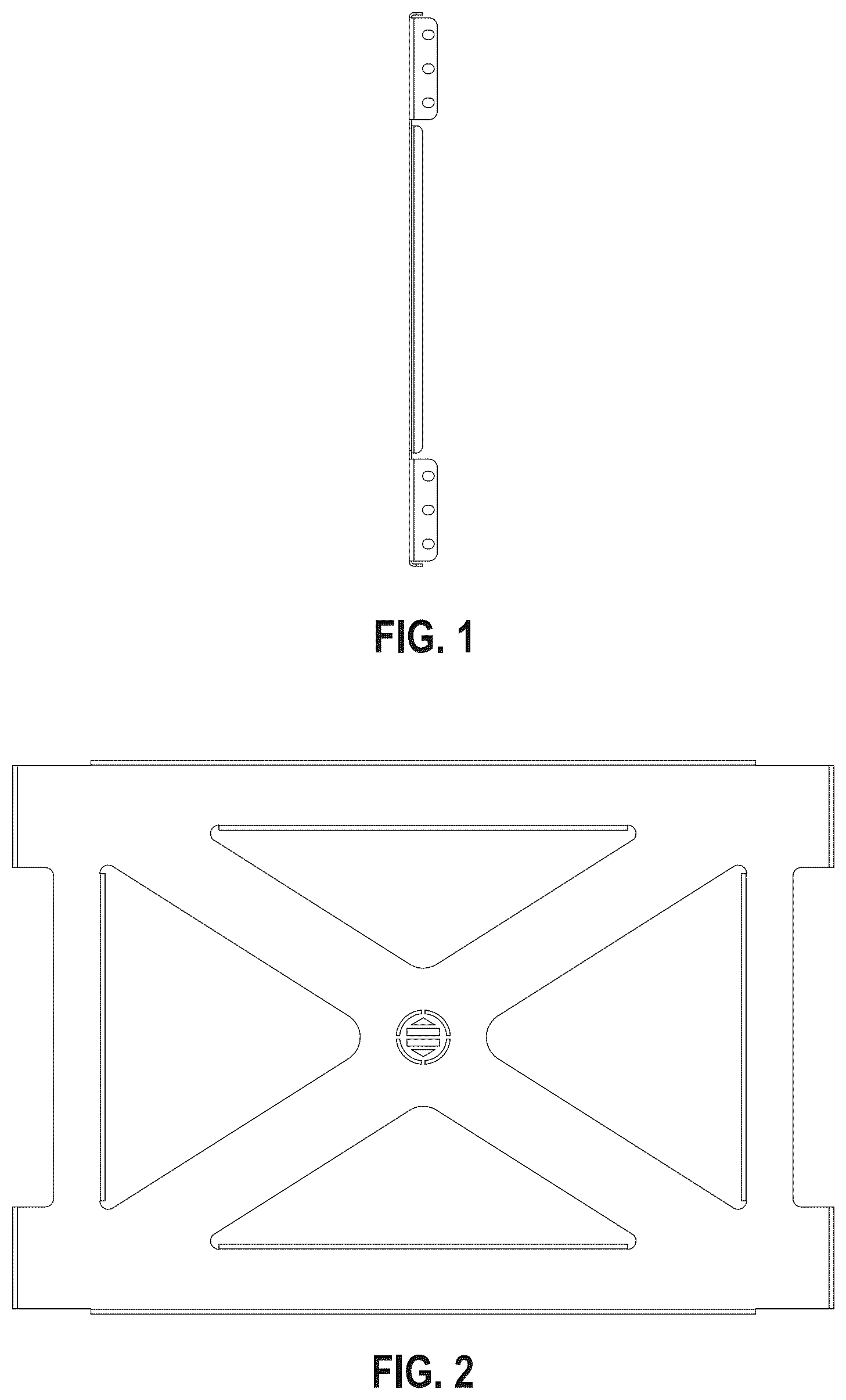 Patent USD1045135 Figure 1 – Brace panel